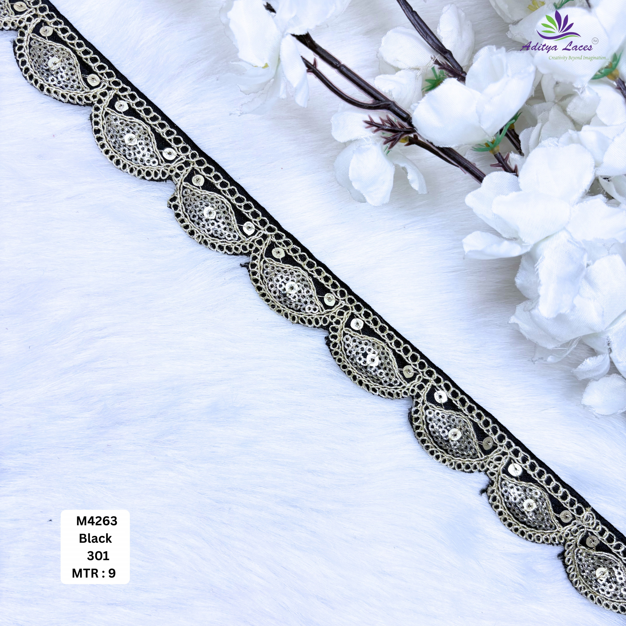 Premium Multicolor Malbari Lace Trim Designer Saree Border Bridal Decorative Lace for Ethnic Fashion Wholesale Supplier