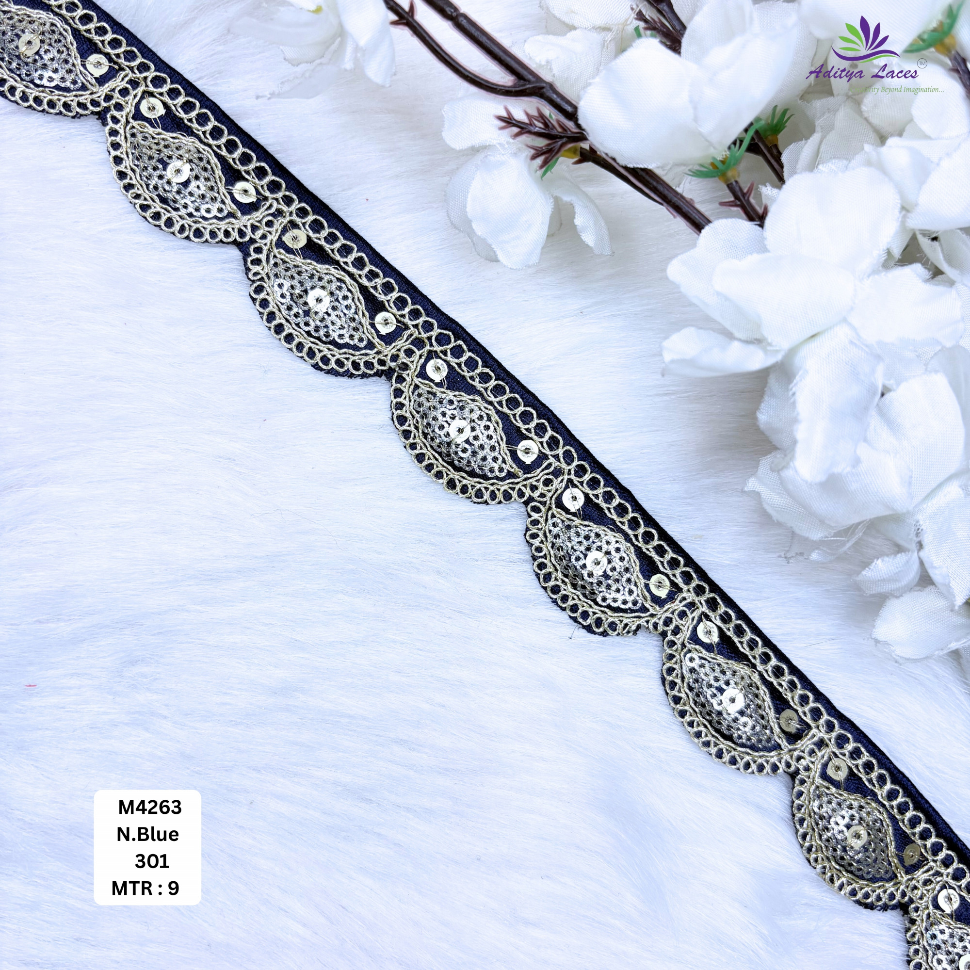 Premium Multicolor Malbari Lace Trim Designer Saree Border Bridal Decorative Lace for Ethnic Fashion Wholesale Supplier