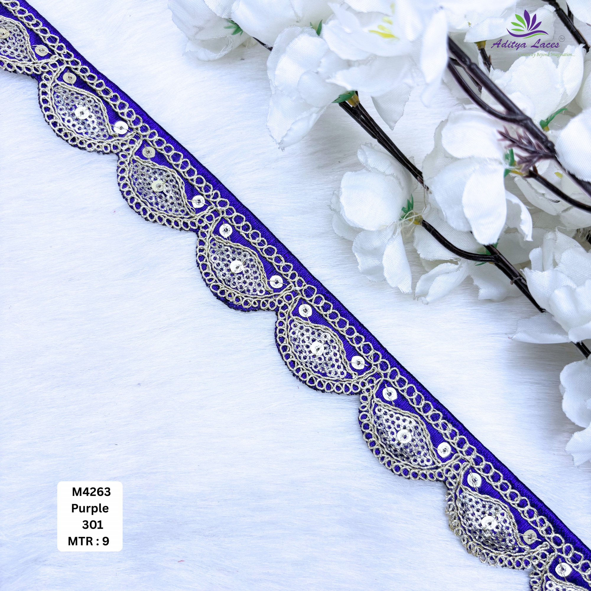 Premium Multicolor Malbari Lace Trim Designer Saree Border Bridal Decorative Lace for Ethnic Fashion Wholesale Supplier