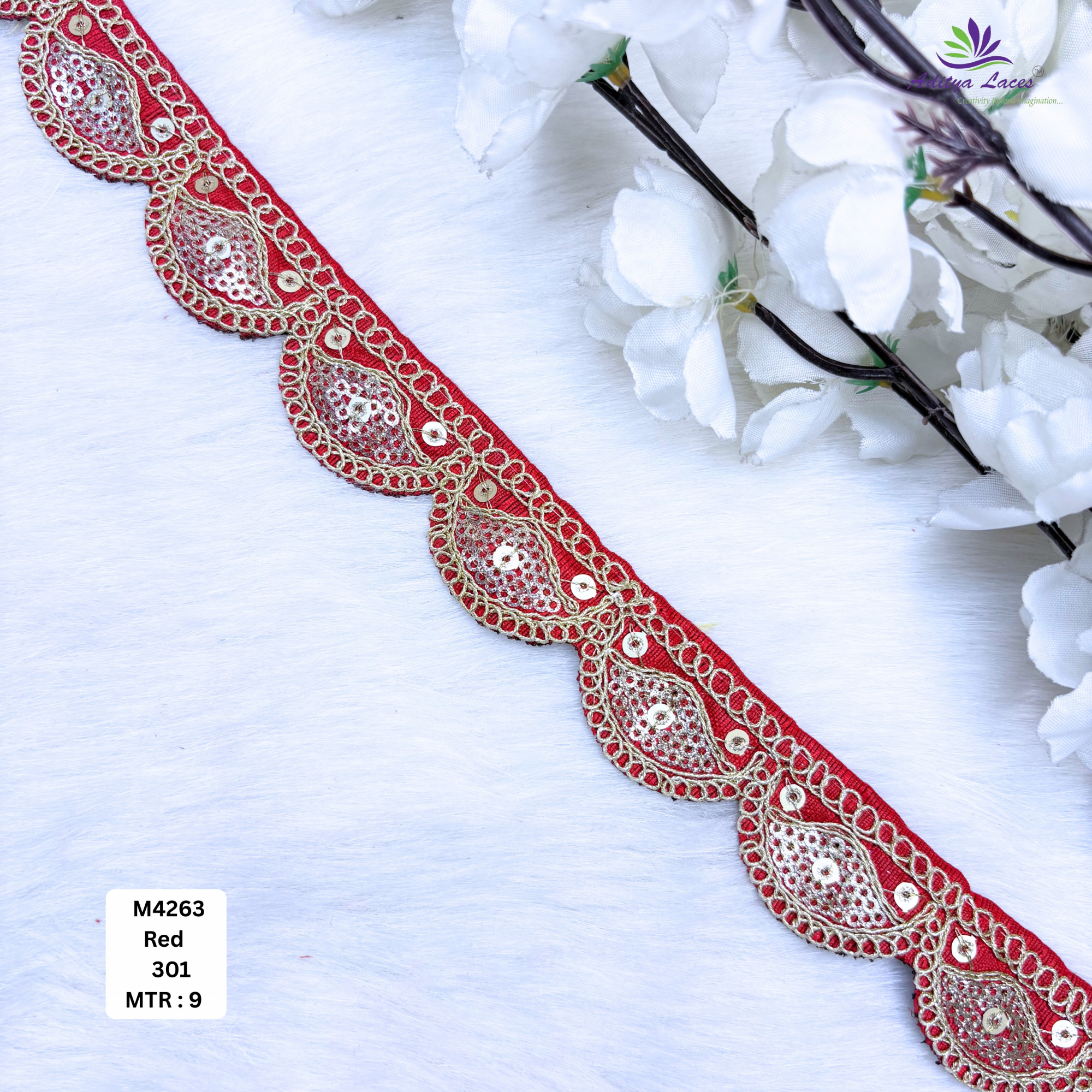 Premium Multicolor Malbari Lace Trim Designer Saree Border Bridal Decorative Lace for Ethnic Fashion Wholesale Supplier