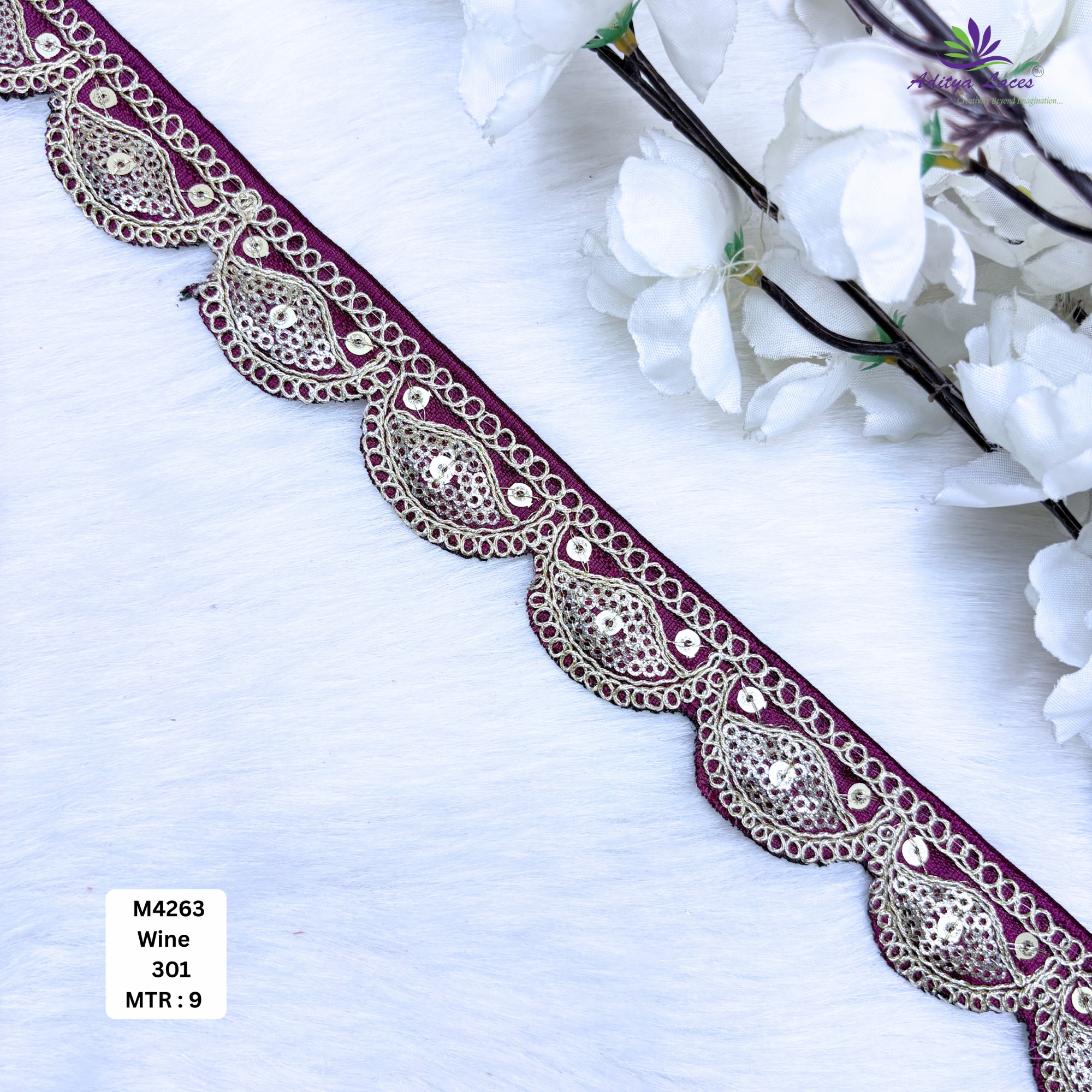 Premium Multicolor Malbari Lace Trim Designer Saree Border Bridal Decorative Lace for Ethnic Fashion Wholesale Supplier