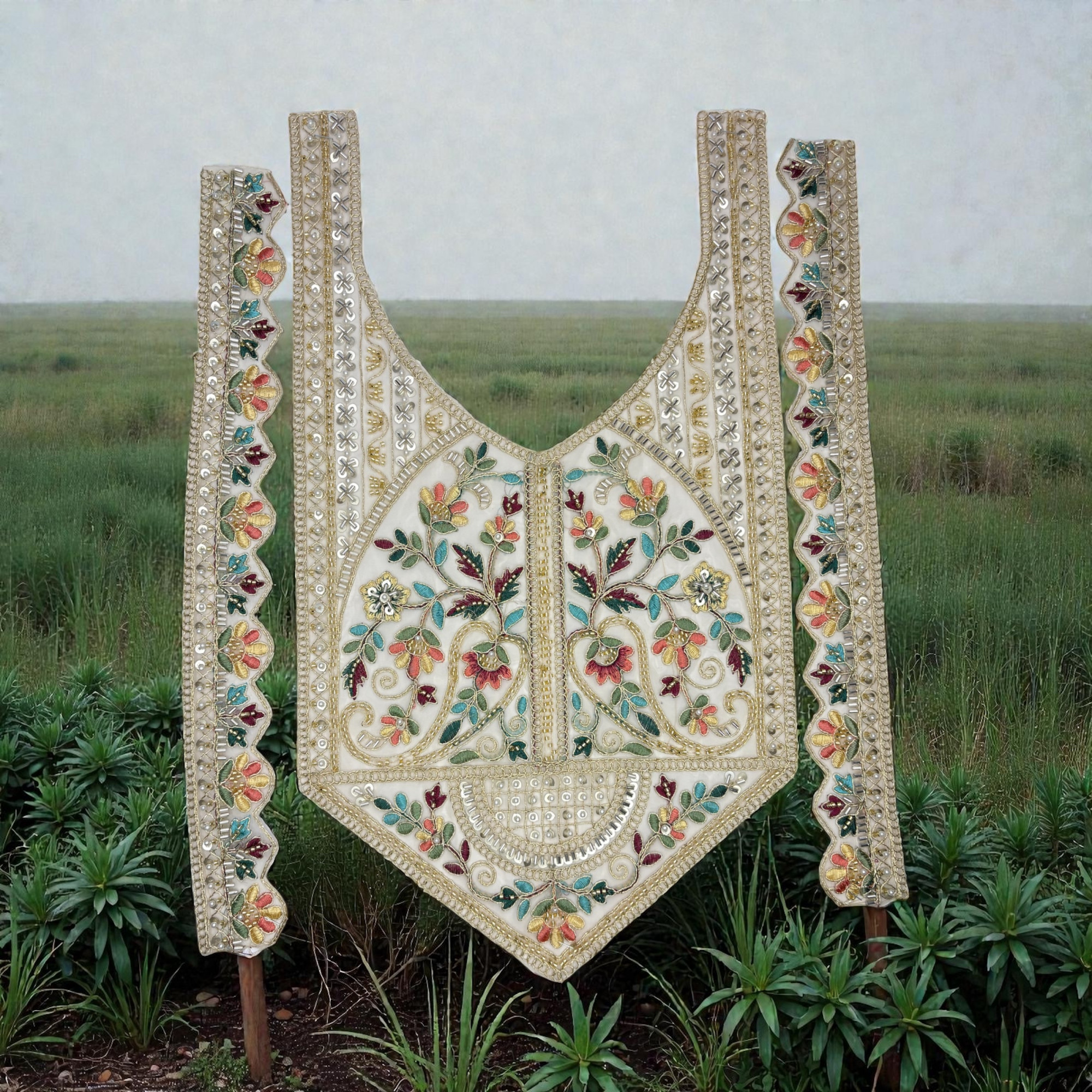 Fancy Neck Design for Kurti Bridal Wear