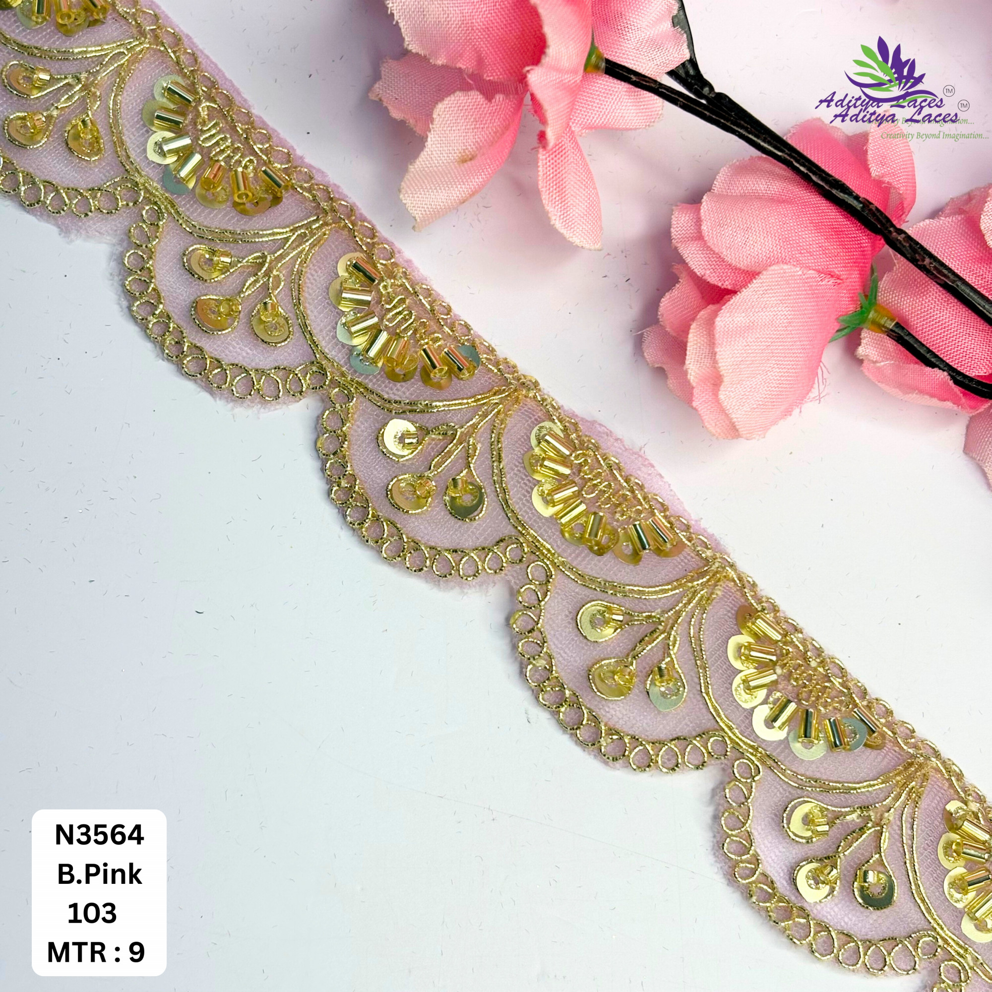 Exclusive Designer Beads Border for Designer Outfits
