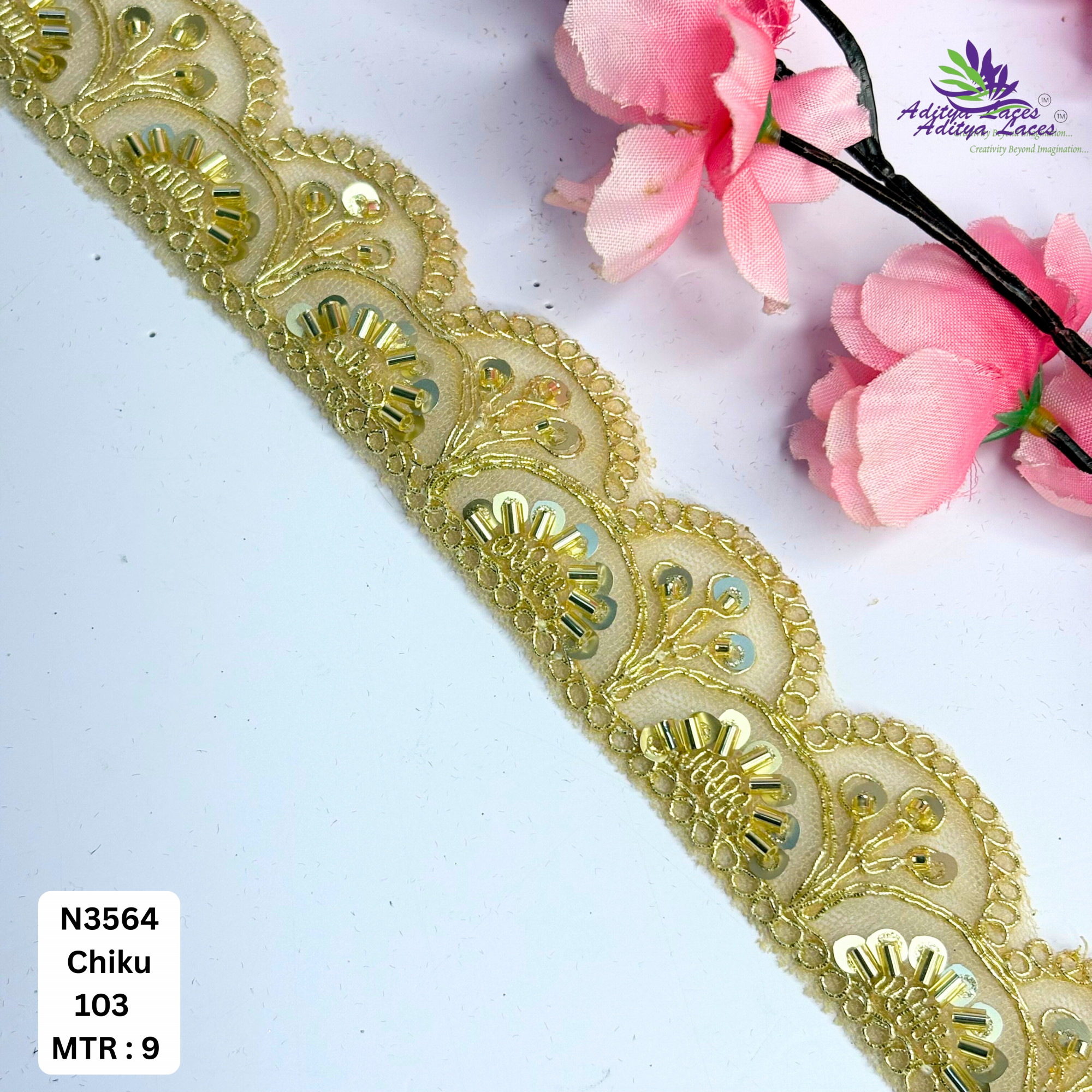 Exclusive Designer Beads Border for Designer Outfits