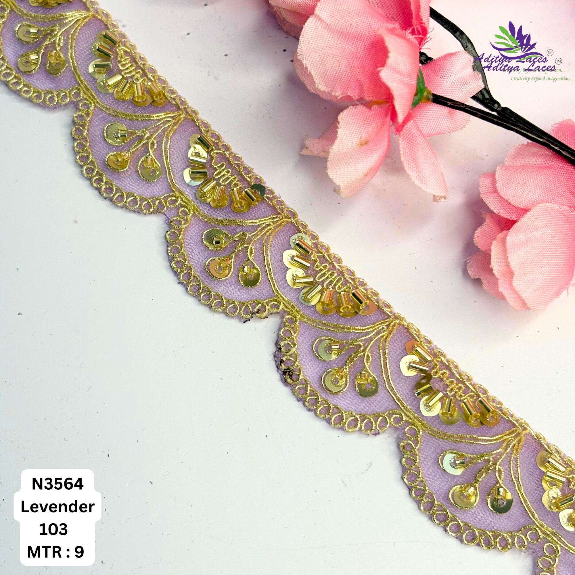 Exclusive Designer Beads Border for Designer Outfits