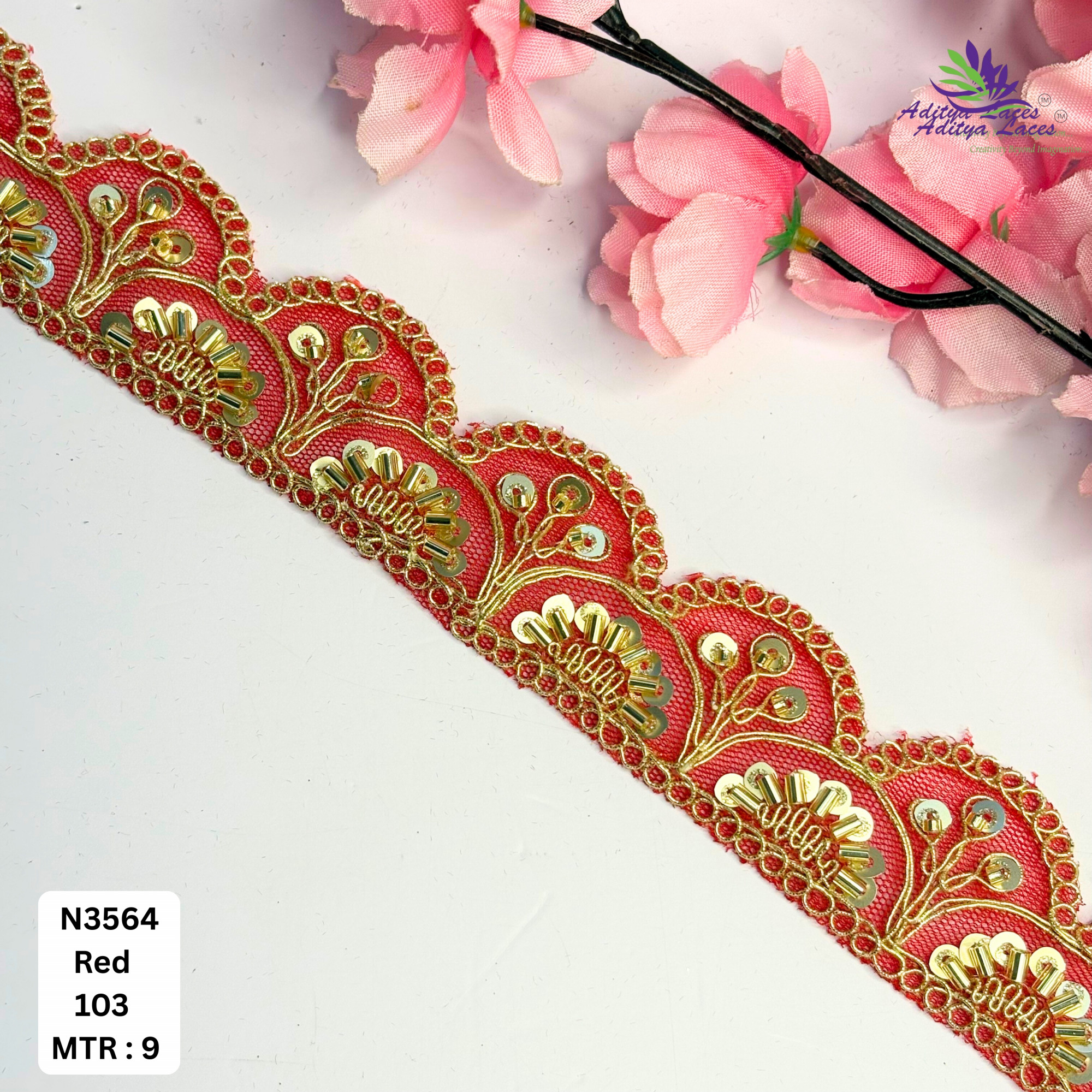 Exclusive Designer Beads Border for Designer Outfits