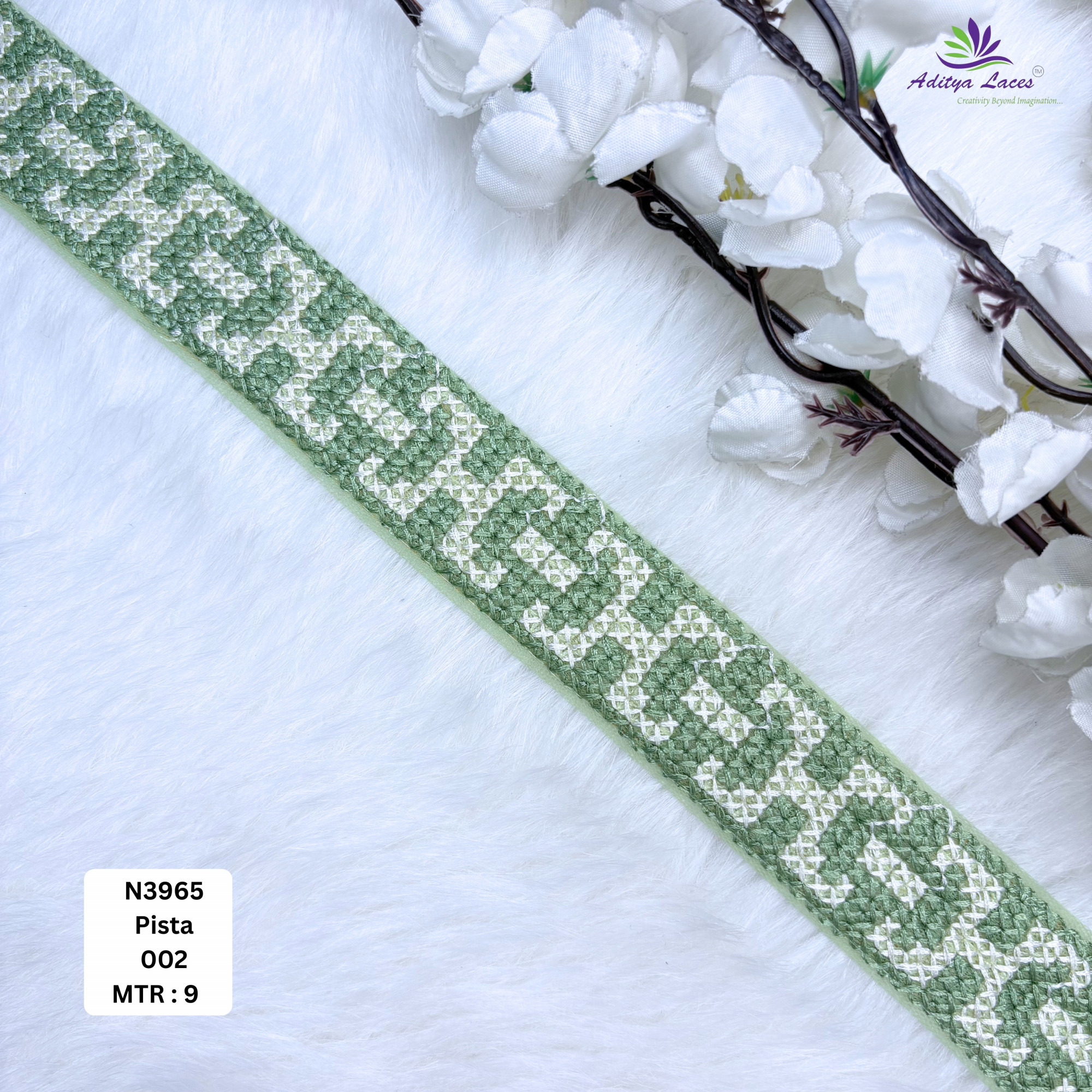 Pastel Net Category Embroidery Lace Trim Designer Saree Borders Bridal Fabric Embellishments