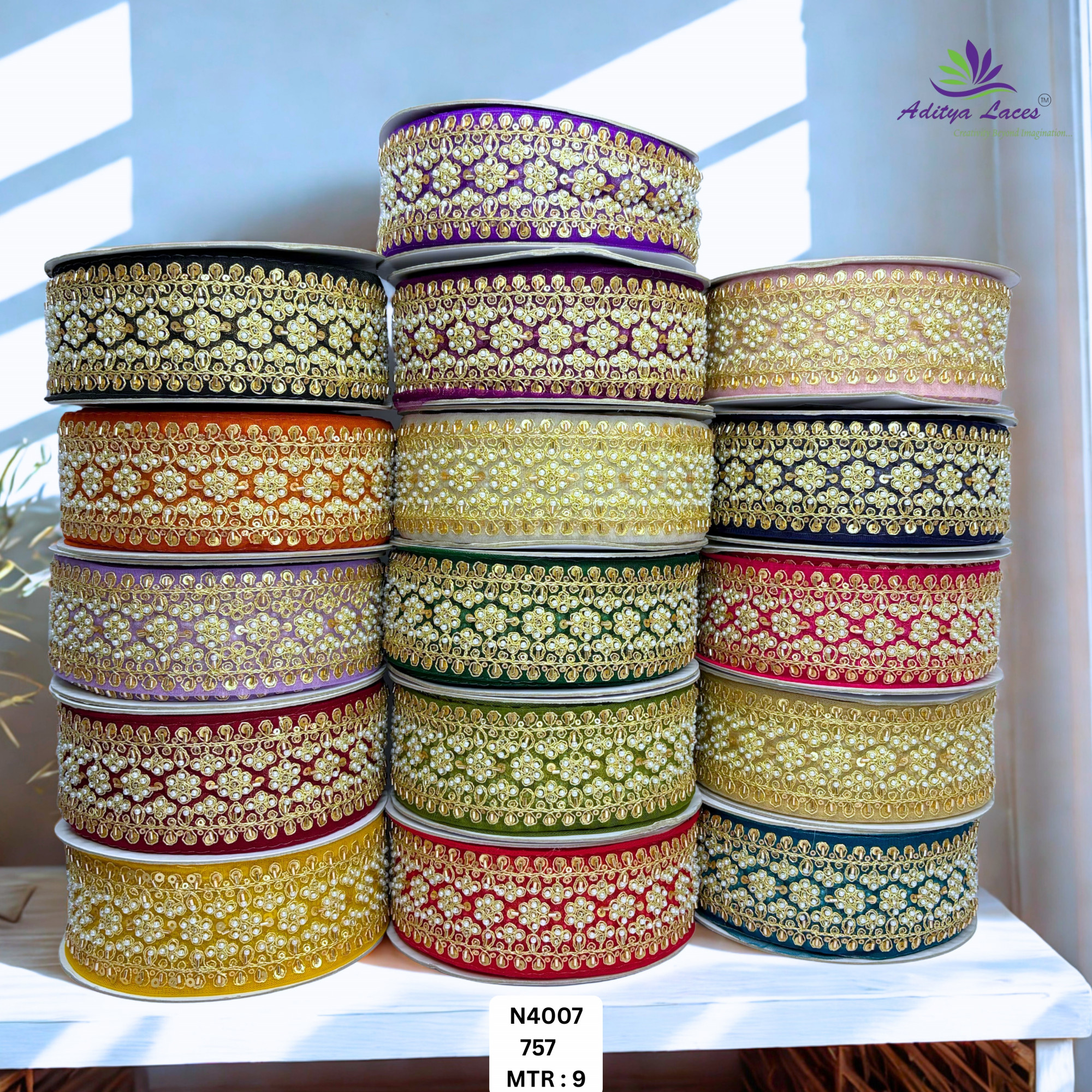 Wedding Garment Decorative Beads Trim for Saree Blouse