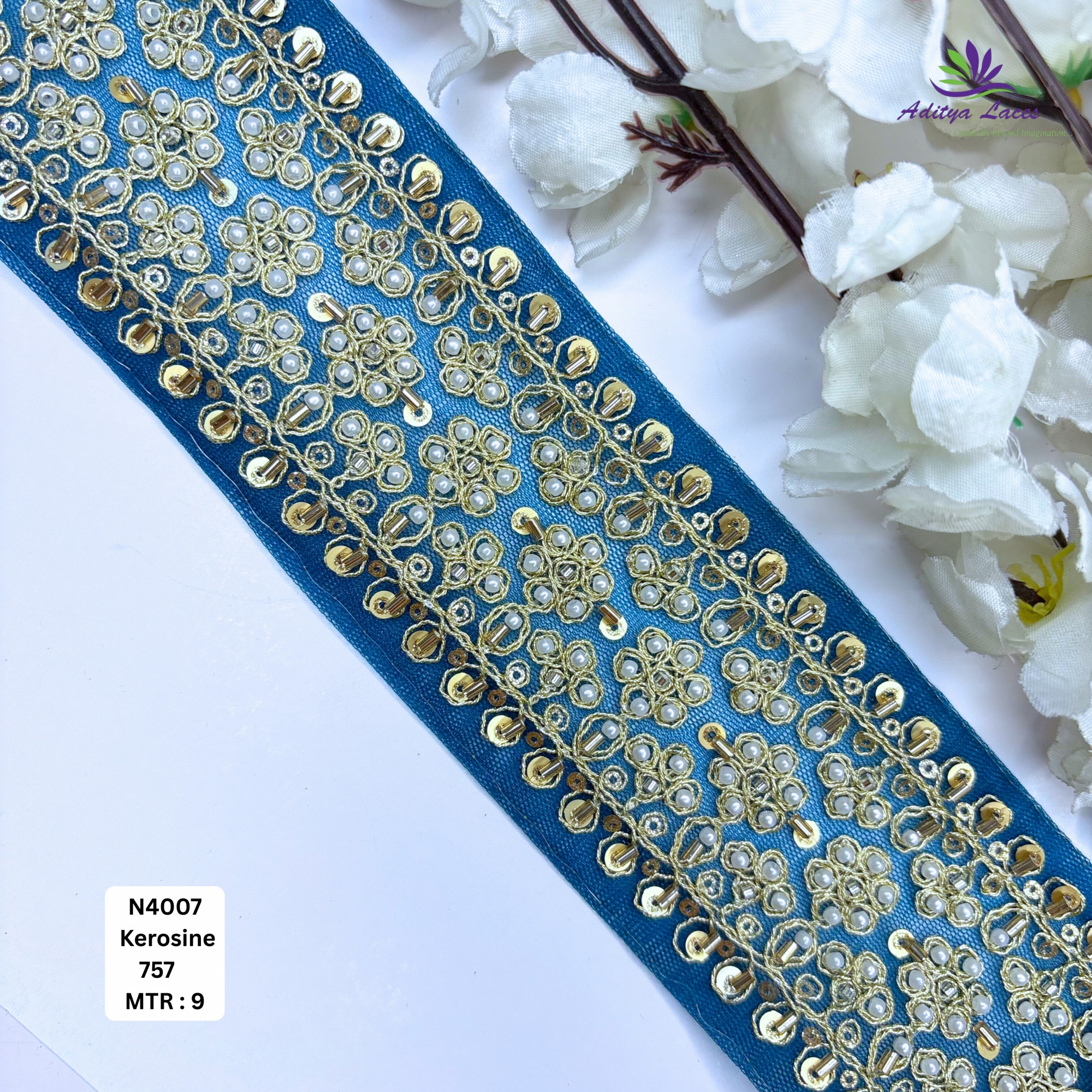 Wedding Garment Decorative Beads Trim for Saree Blouse
