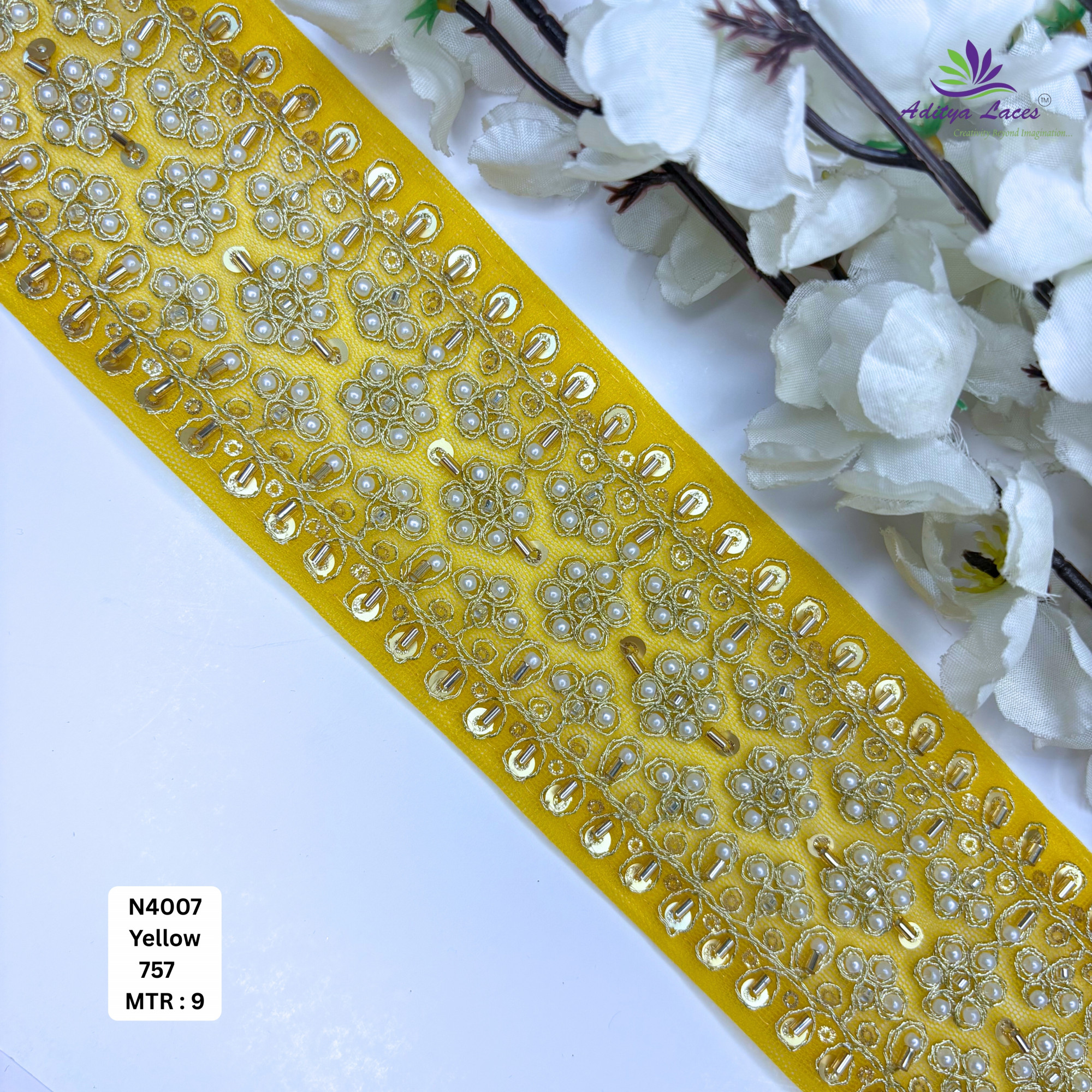 Wedding Garment Decorative Beads Trim for Saree Blouse