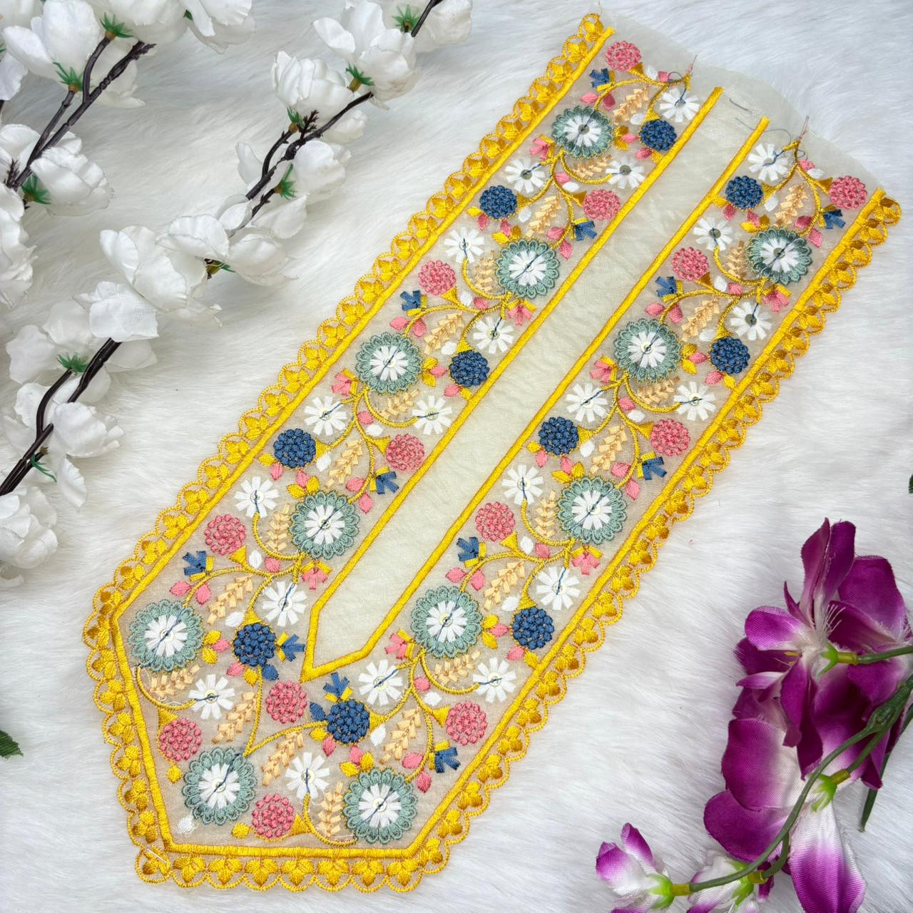Decorative Neck Design for Kurti Bridal Wear