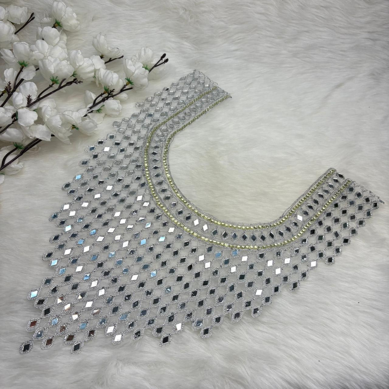 Decorative Neck Design for Kurti Bridal Wear