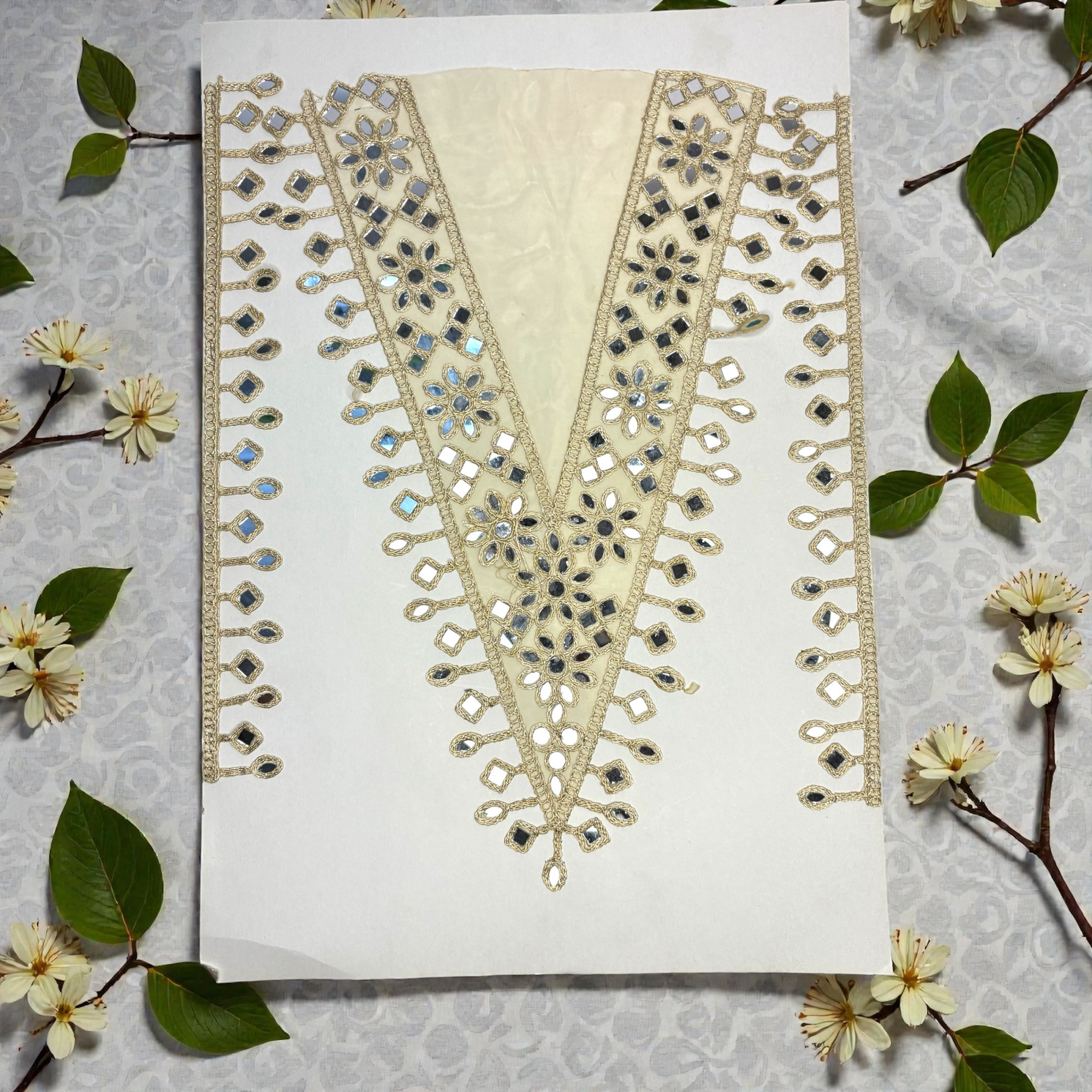 Royal Neck Design for Kurti Bridal Wear