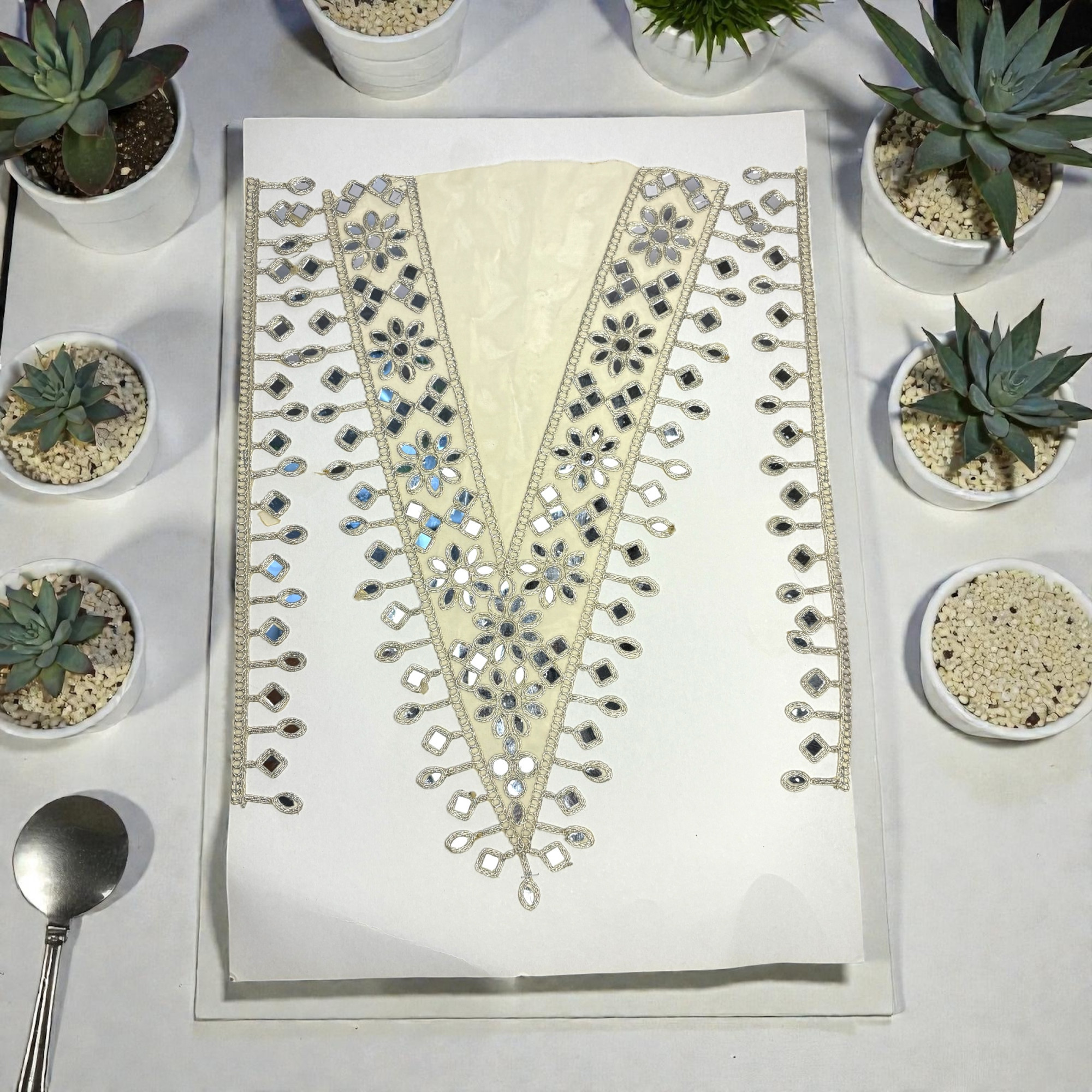 Royal Neck Design for Kurti Bridal Wear