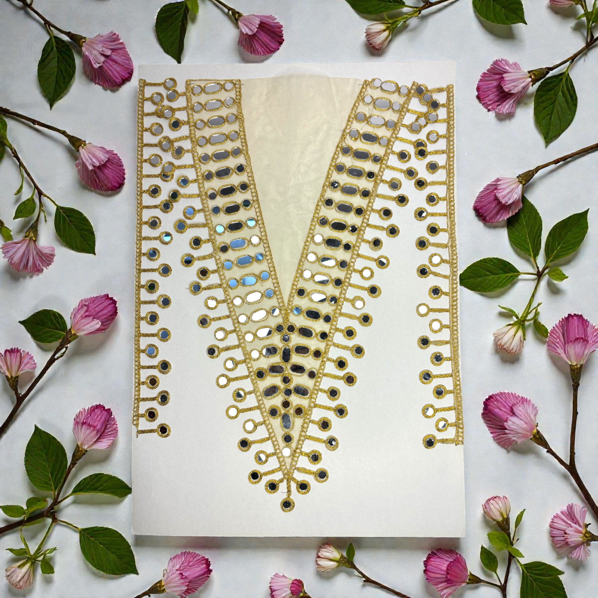 Royal Neck Design for Kurti Bridal Wear