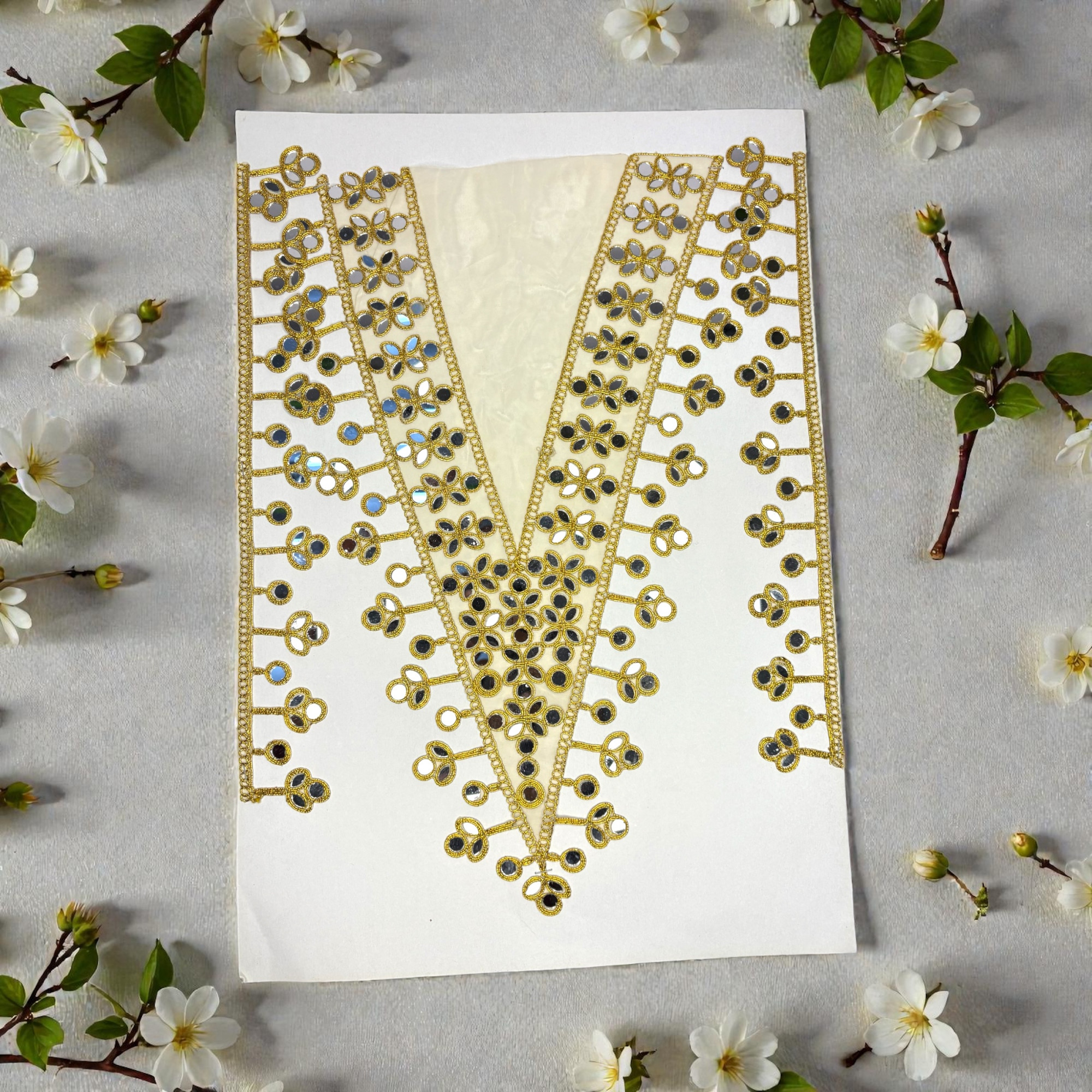 Traditional Neck Design for Kurti Bridal Wear