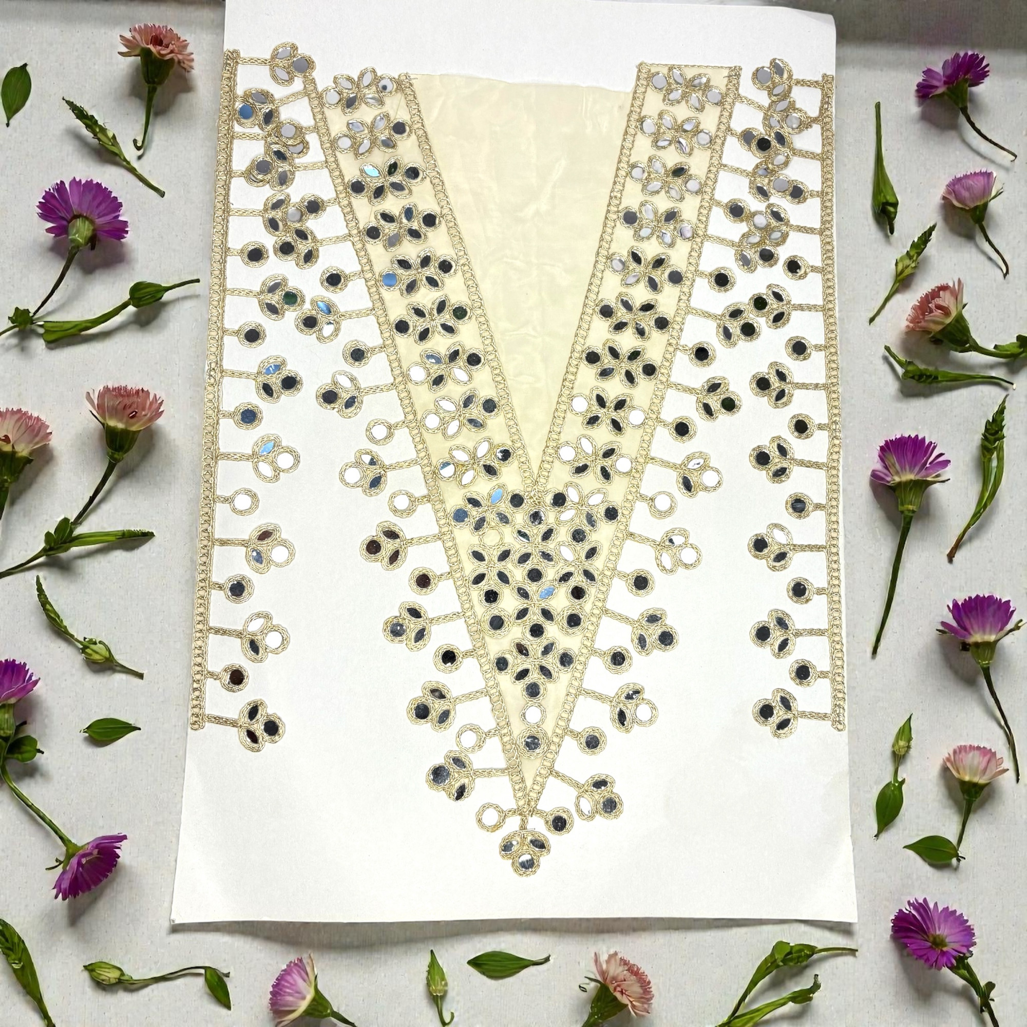 Traditional Neck Design for Kurti Bridal Wear