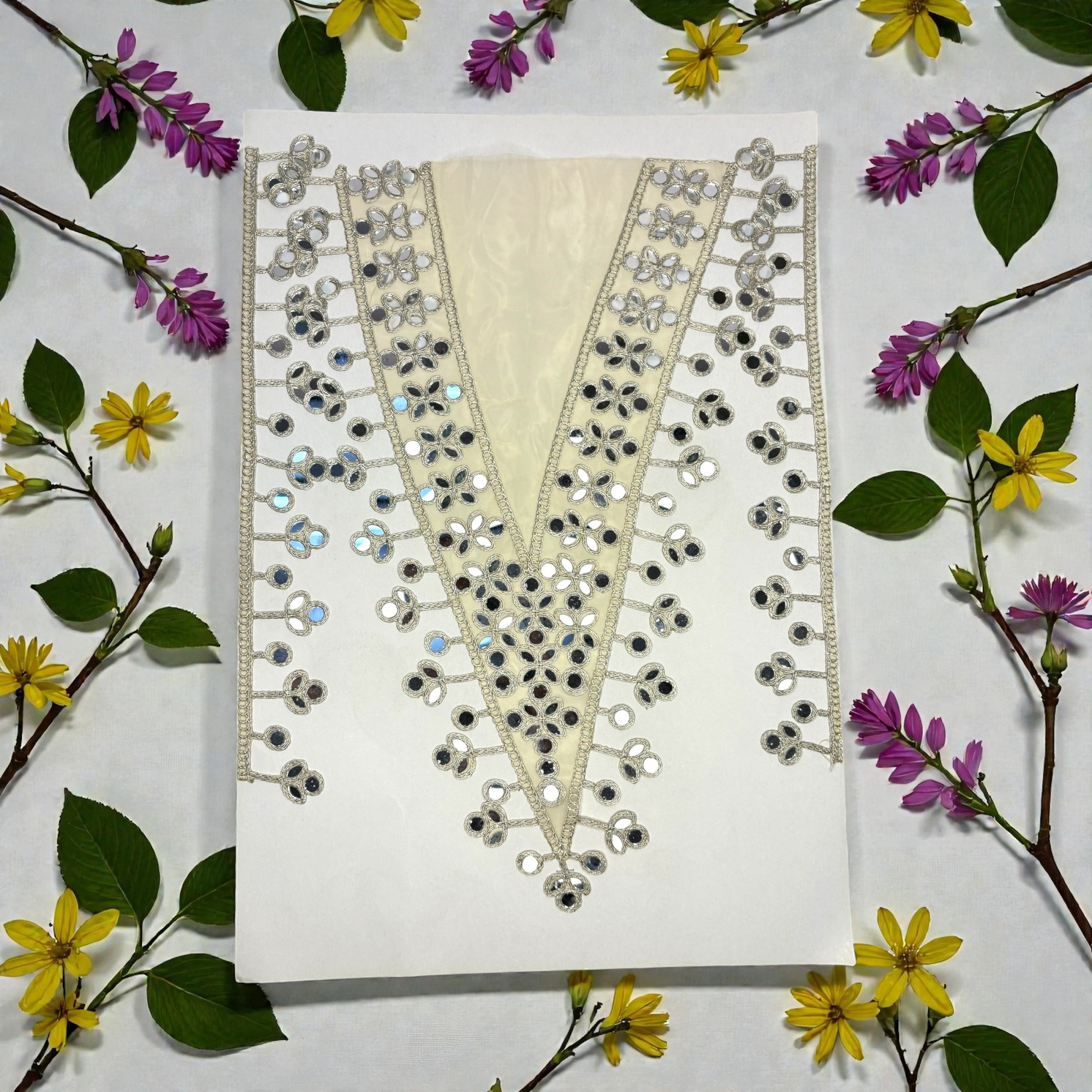 Traditional Neck Design for Kurti Bridal Wear