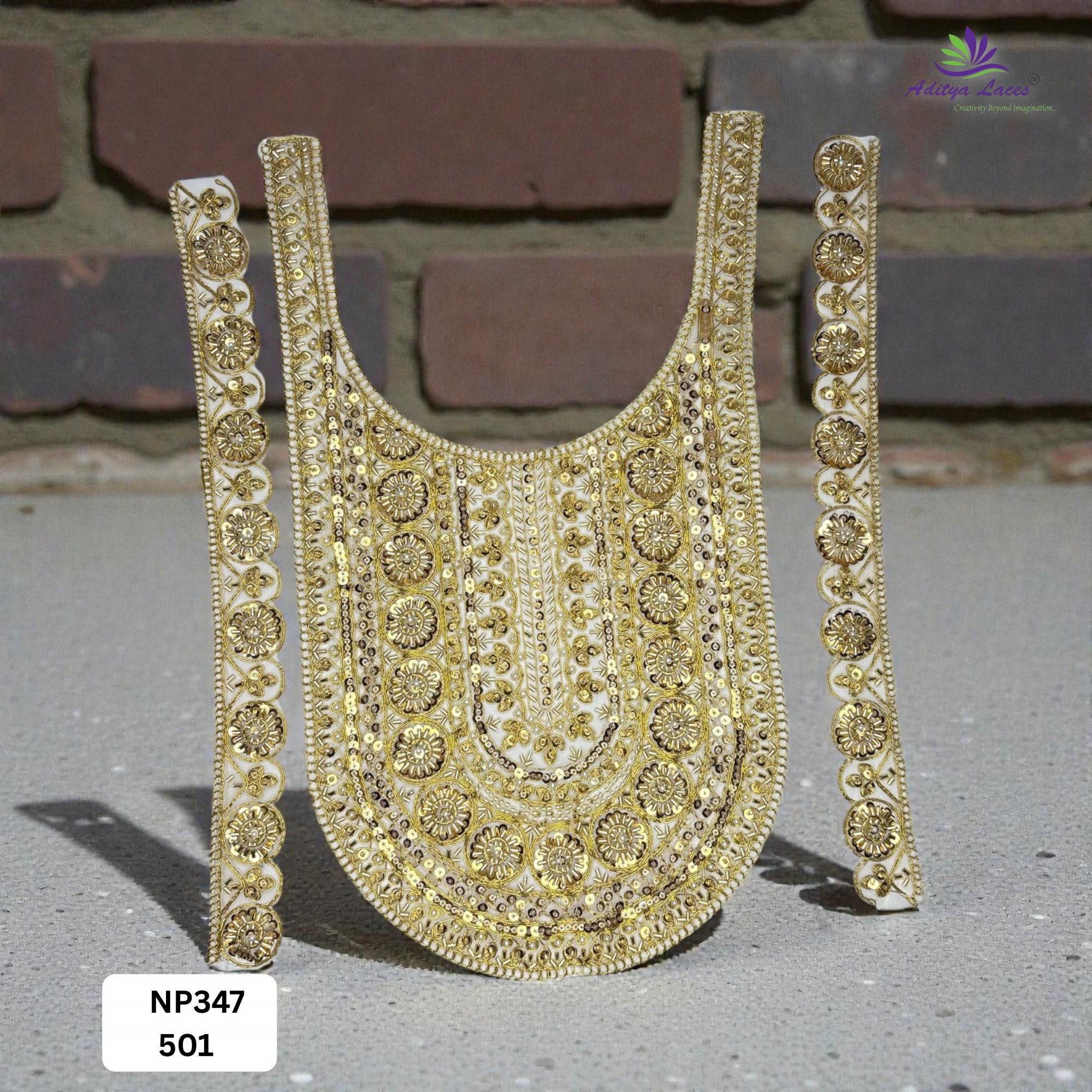Decorative Neck Design for Kurti Bridal Wear