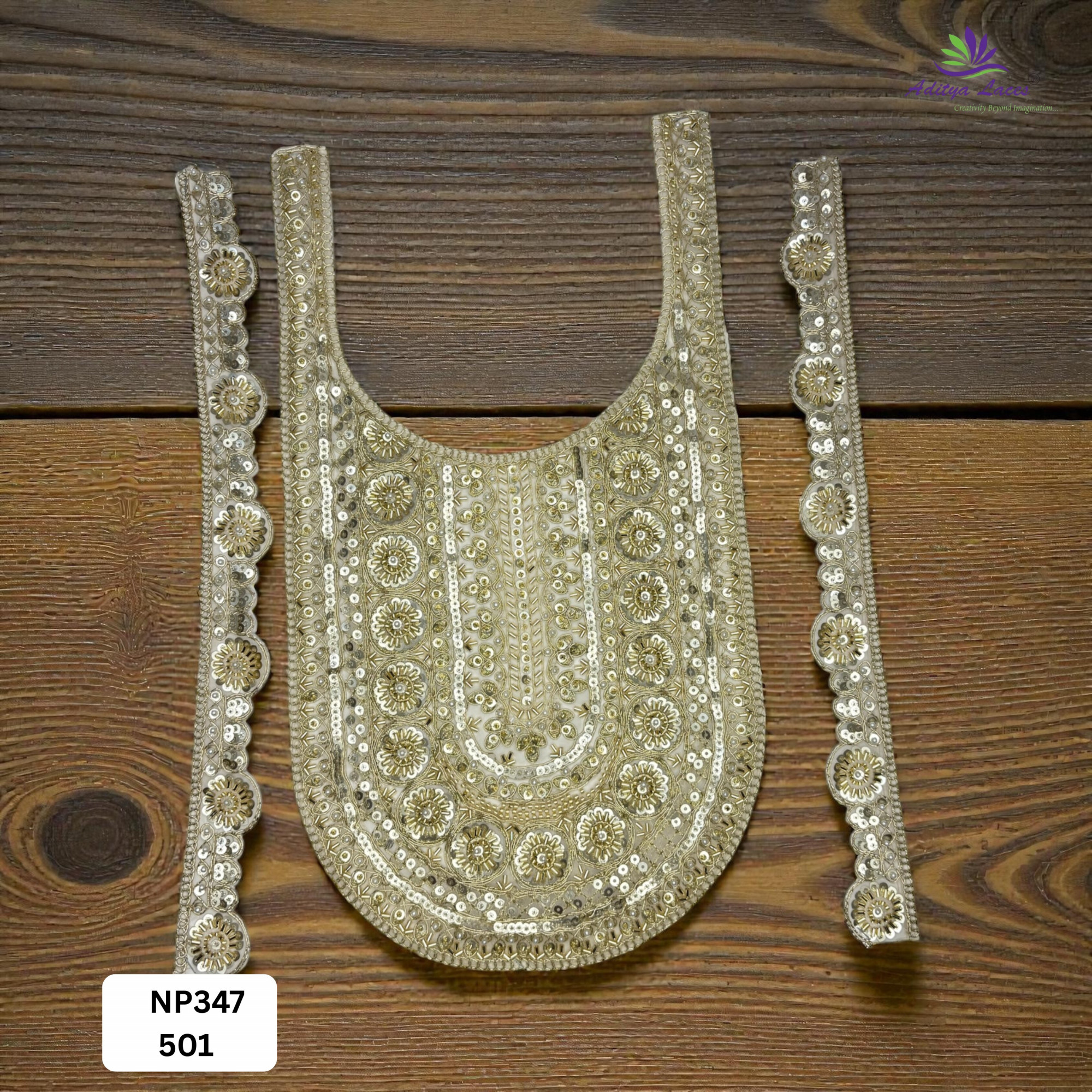 Decorative Neck Design for Kurti Bridal Wear
