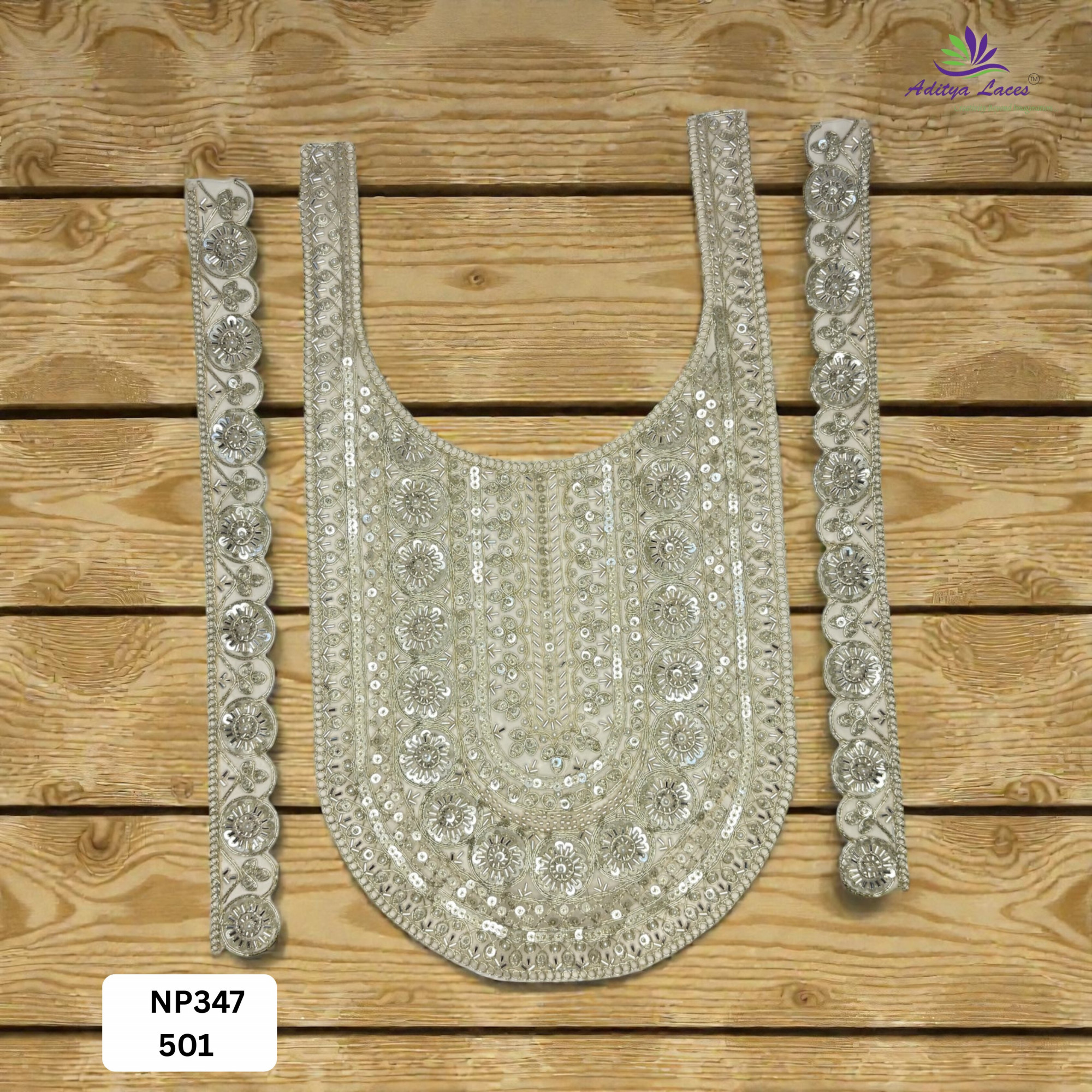Decorative Neck Design for Kurti Bridal Wear