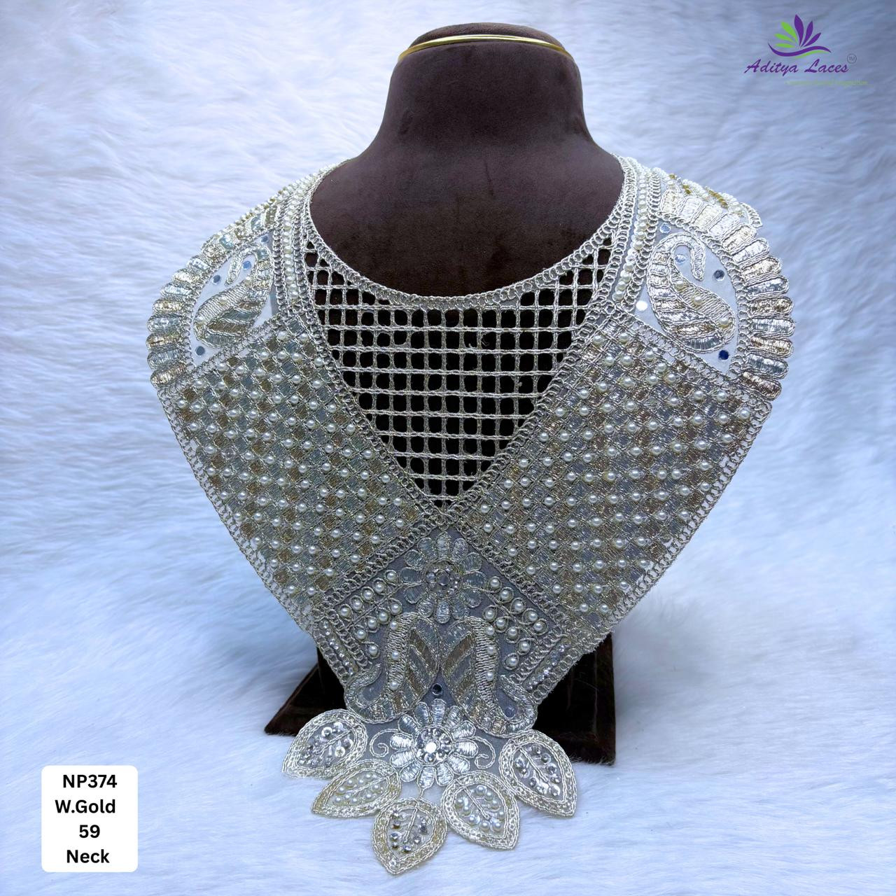 Royal Neck Design for Kurti Bridal Wear