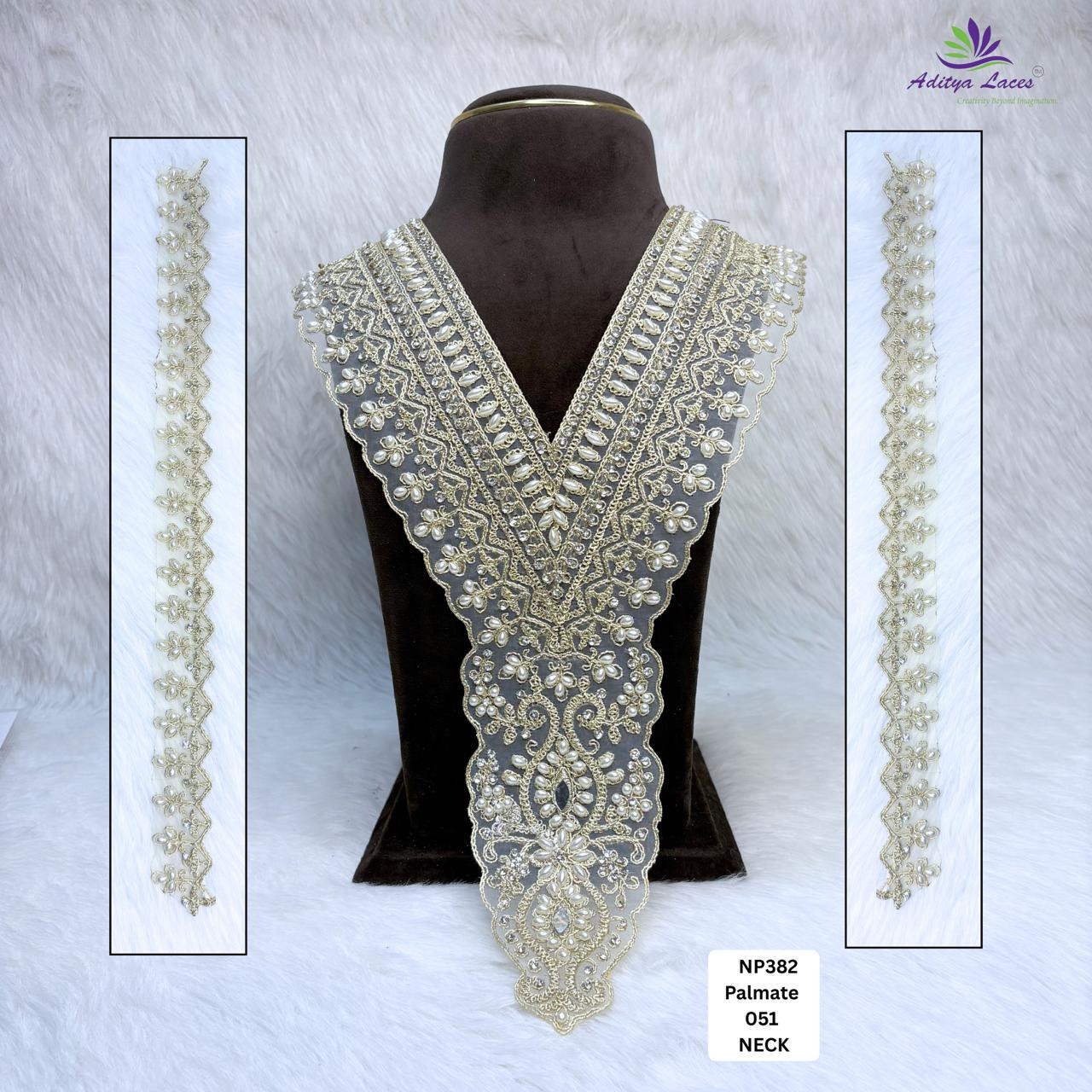 Decorative Neck Design for Kurti Bridal Wear