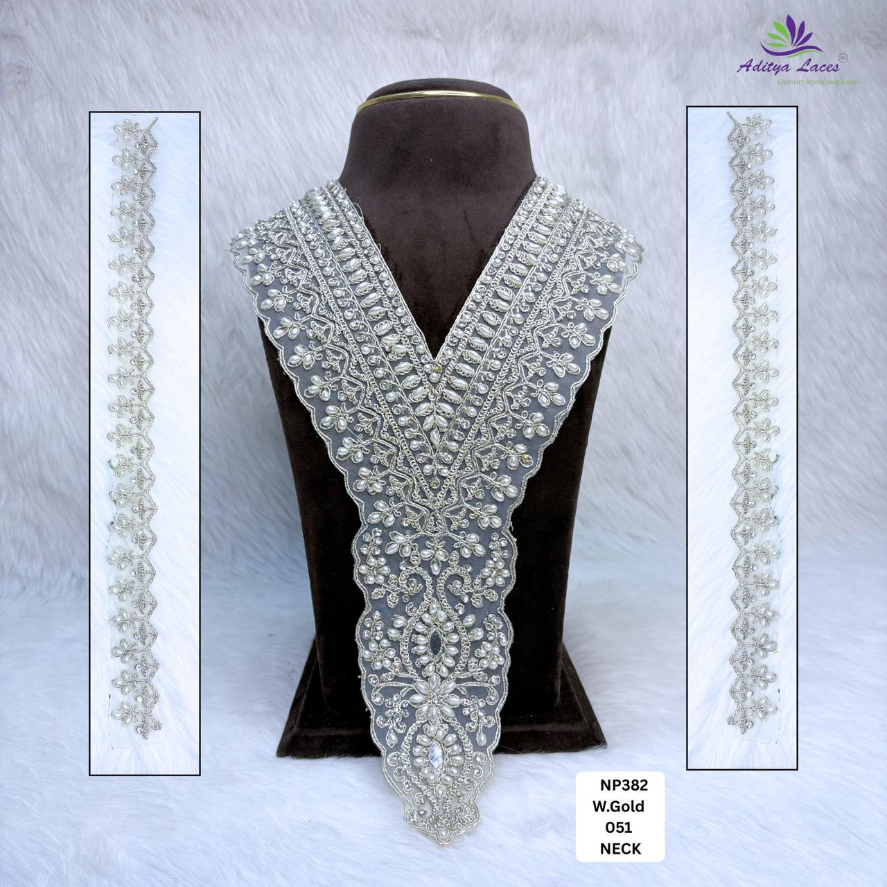 Decorative Neck Design for Kurti Bridal Wear