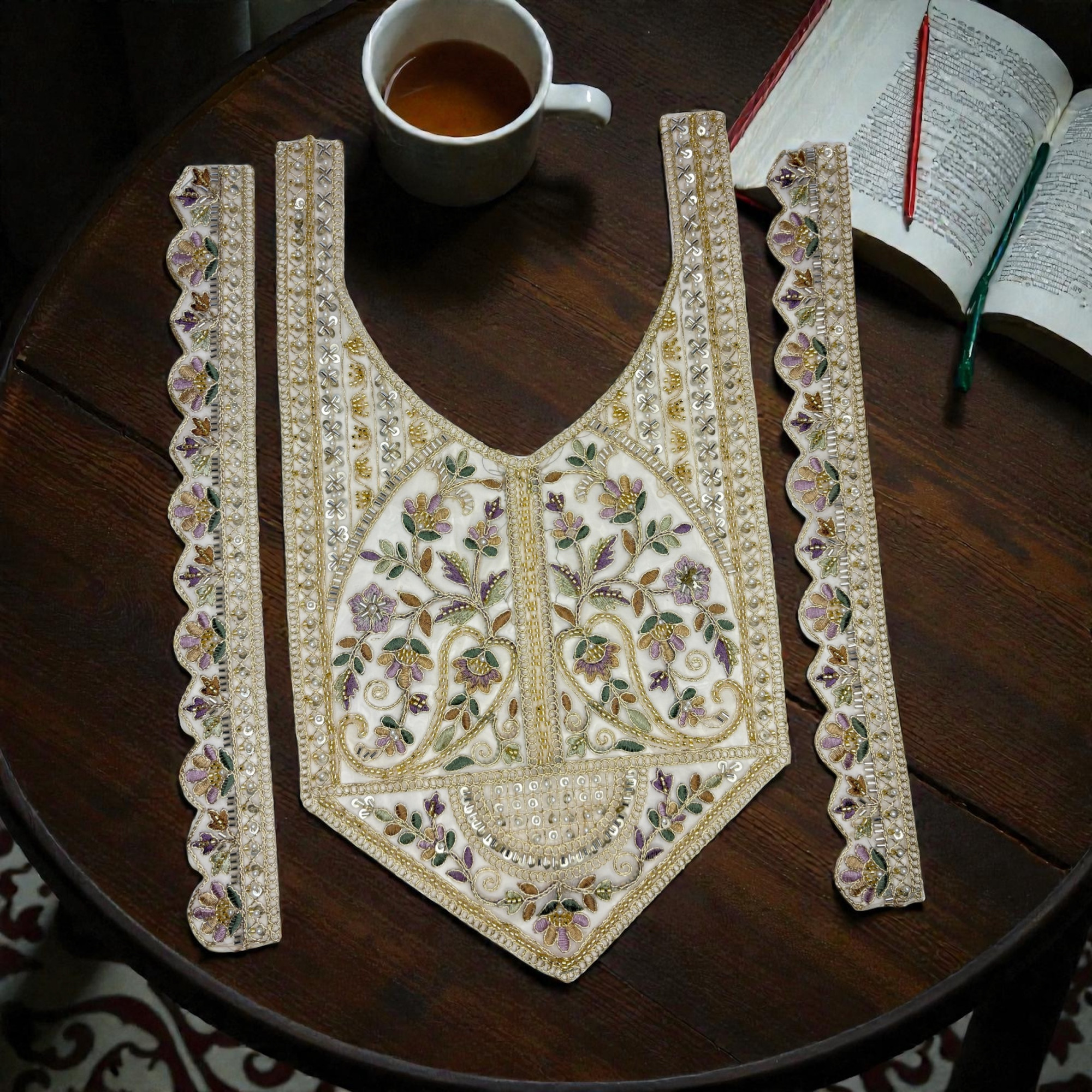 Fancy Neck Design for Kurti Bridal Wear