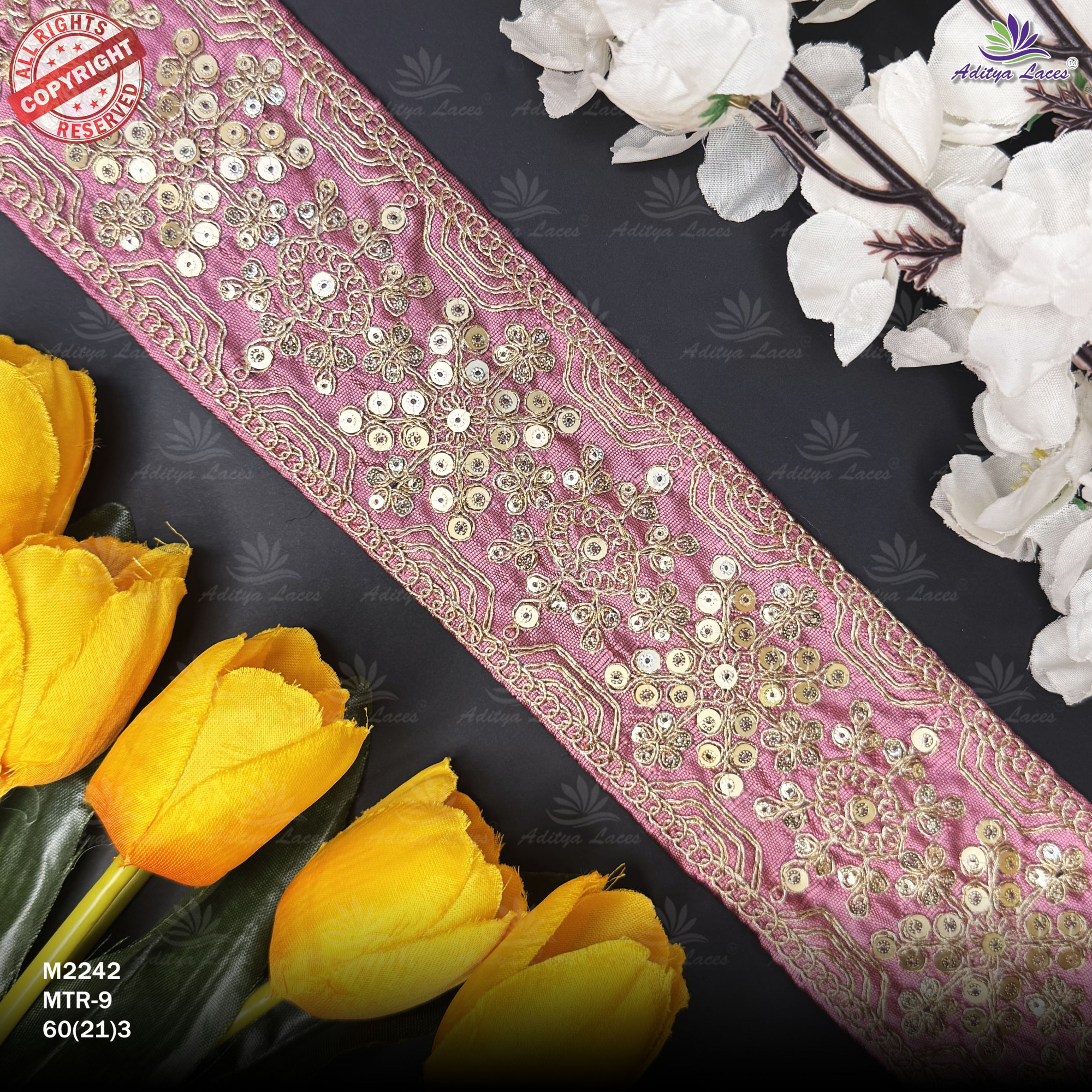 Stylish Designer Saree Lace for Lehenga Saree