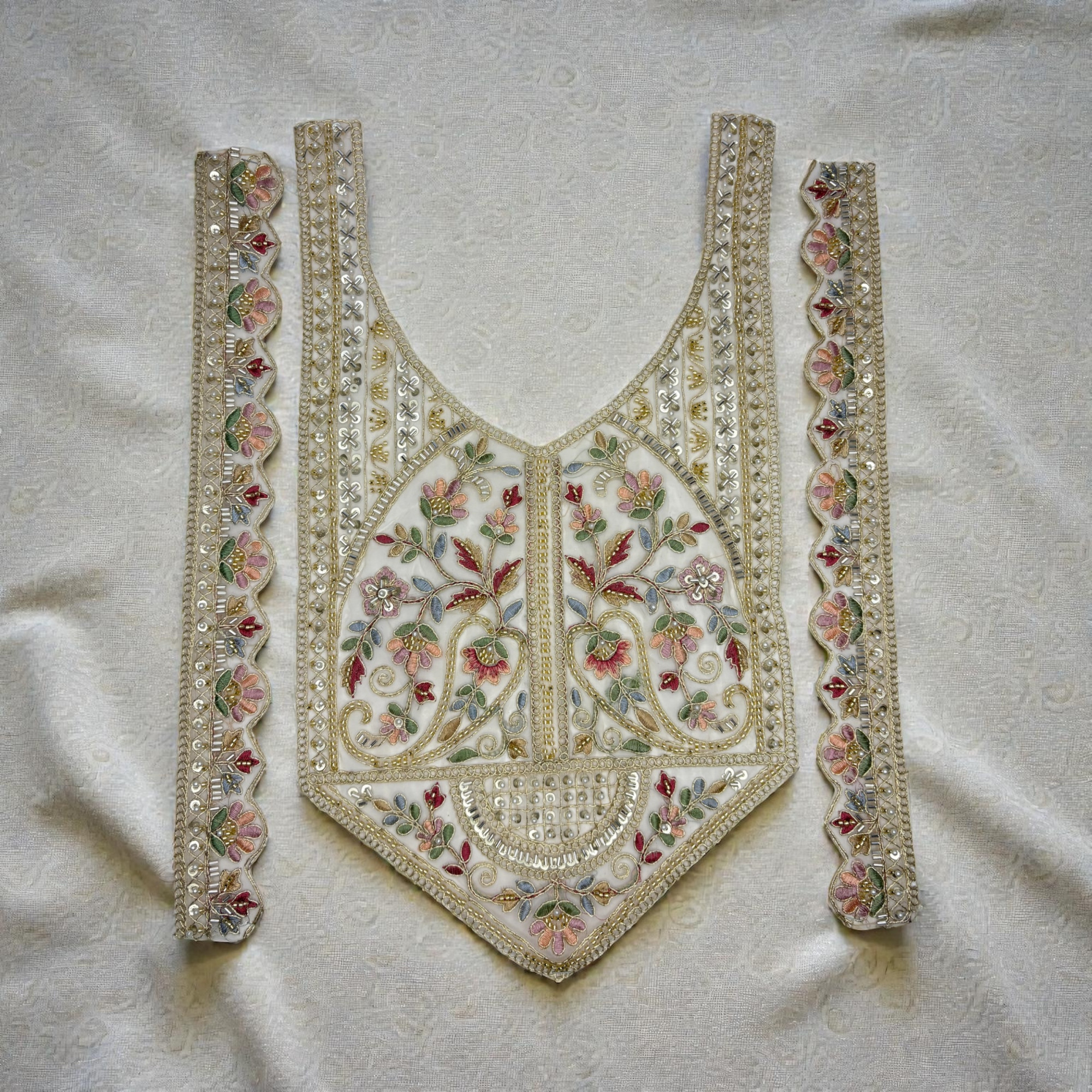 Fancy Neck Design for Kurti Bridal Wear