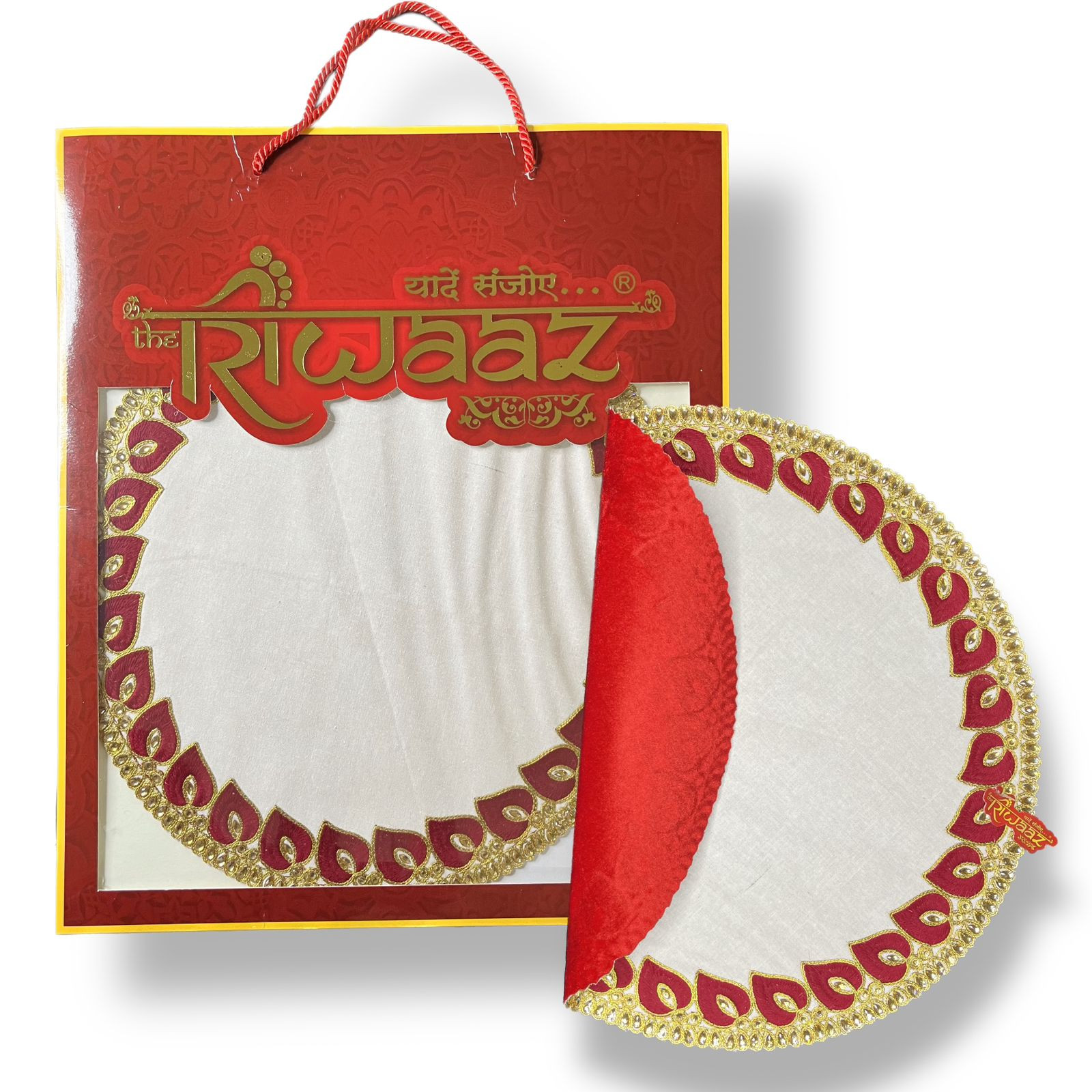 Premium Red Gold Festive Decor for Weddings Pooja
