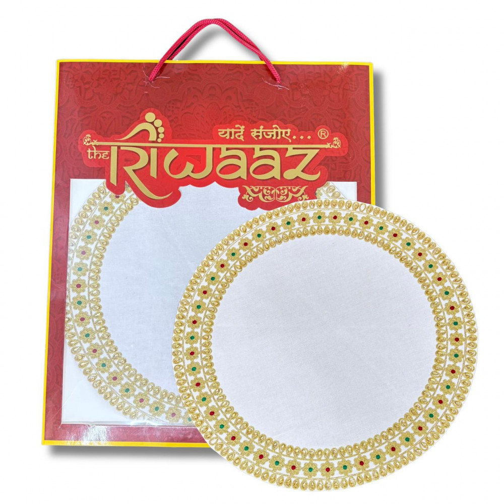 Image of Cultural Red Gold Festive Decor for Weddings & Pooja