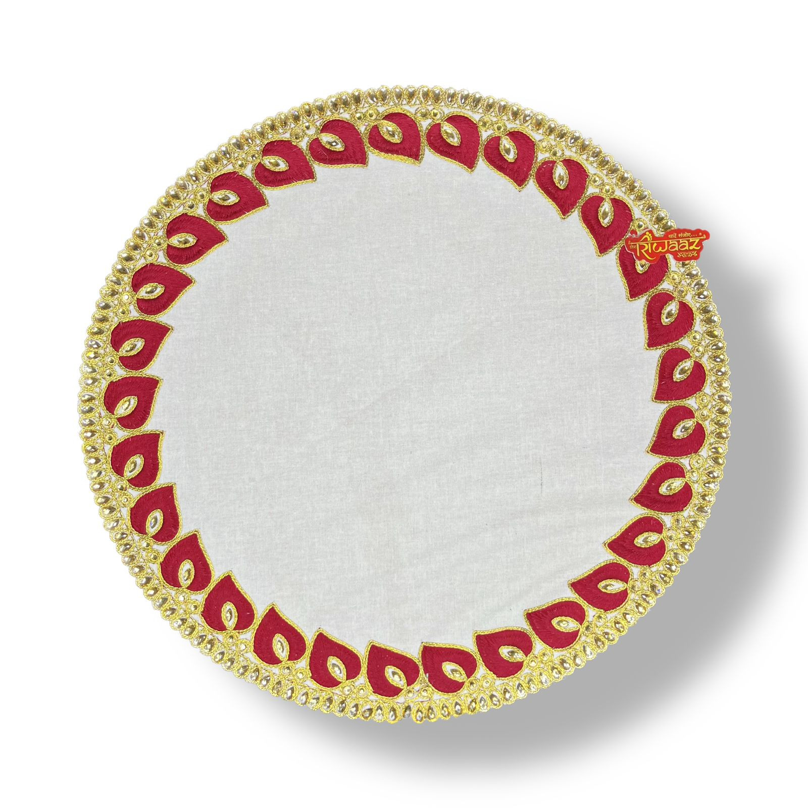 Premium Red Gold Festive Decor for Weddings Pooja