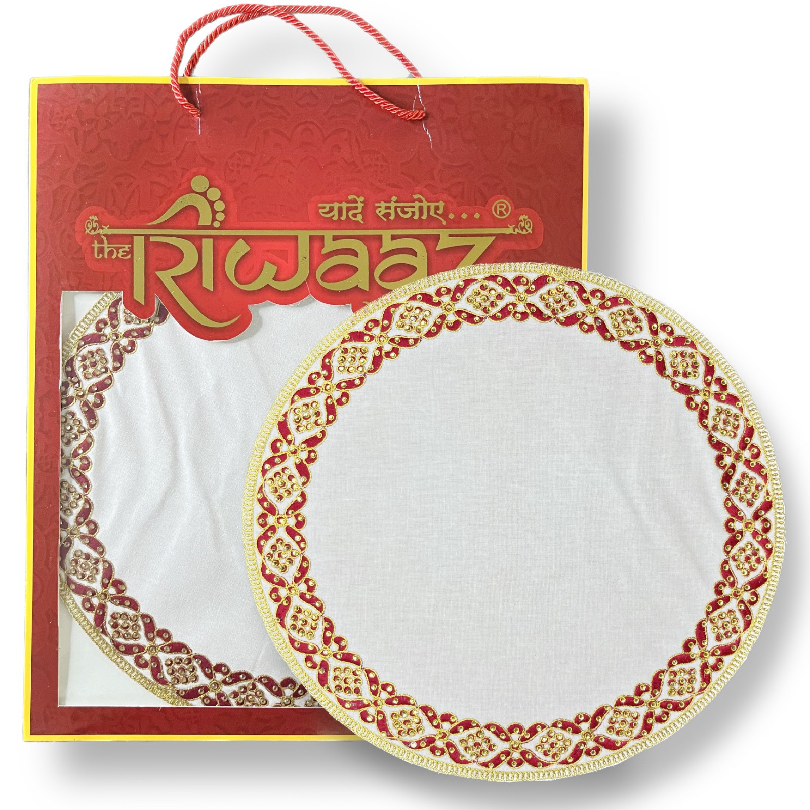 Sacred Red Gold Festive Decor for Weddings Pooja