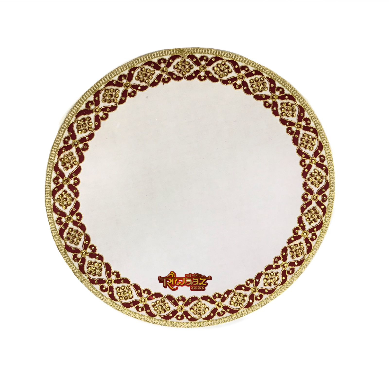 Sacred Red Gold Festive Decor for Weddings Pooja