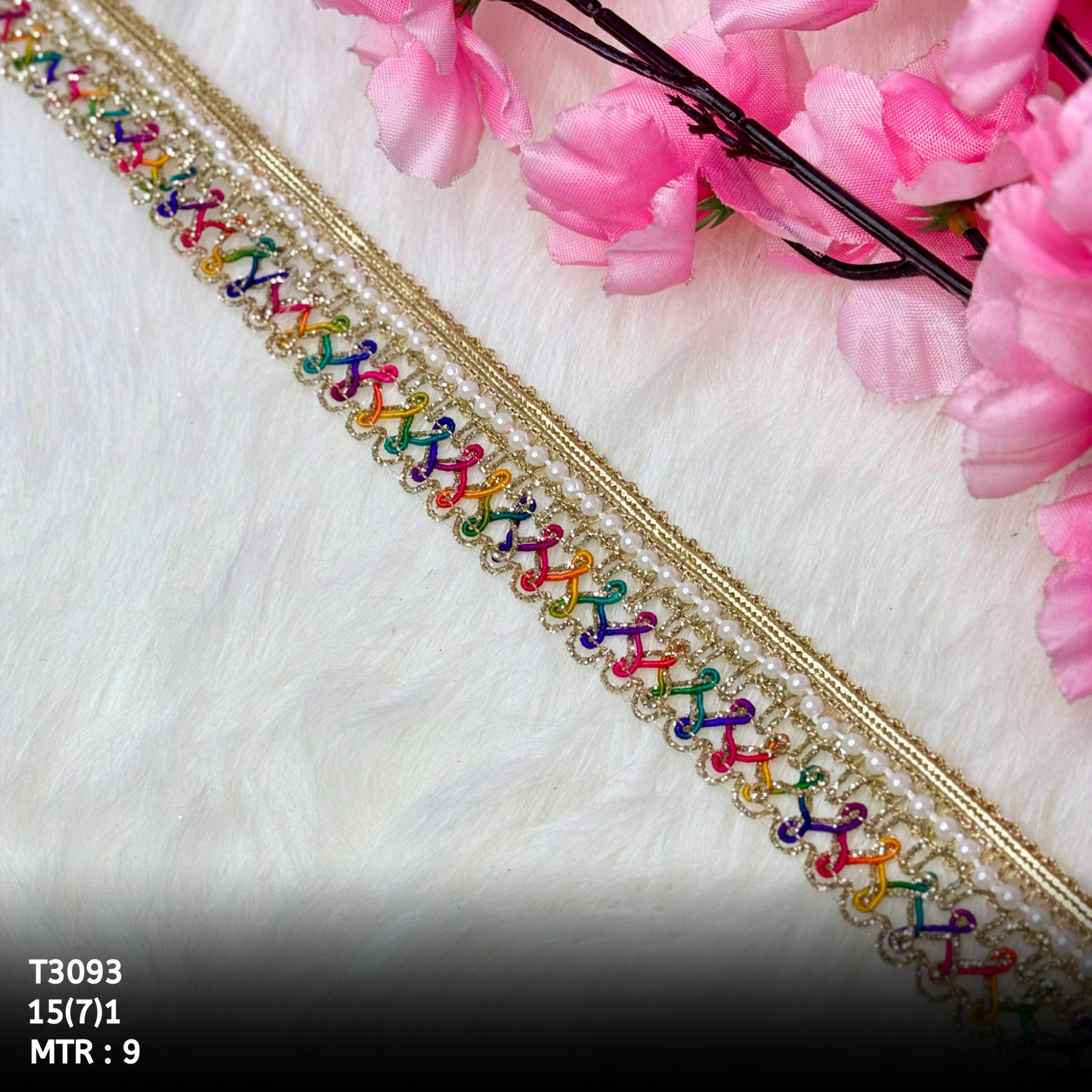 Royal Readymade Lace Border with Zari Work for Saree Bridal Wear