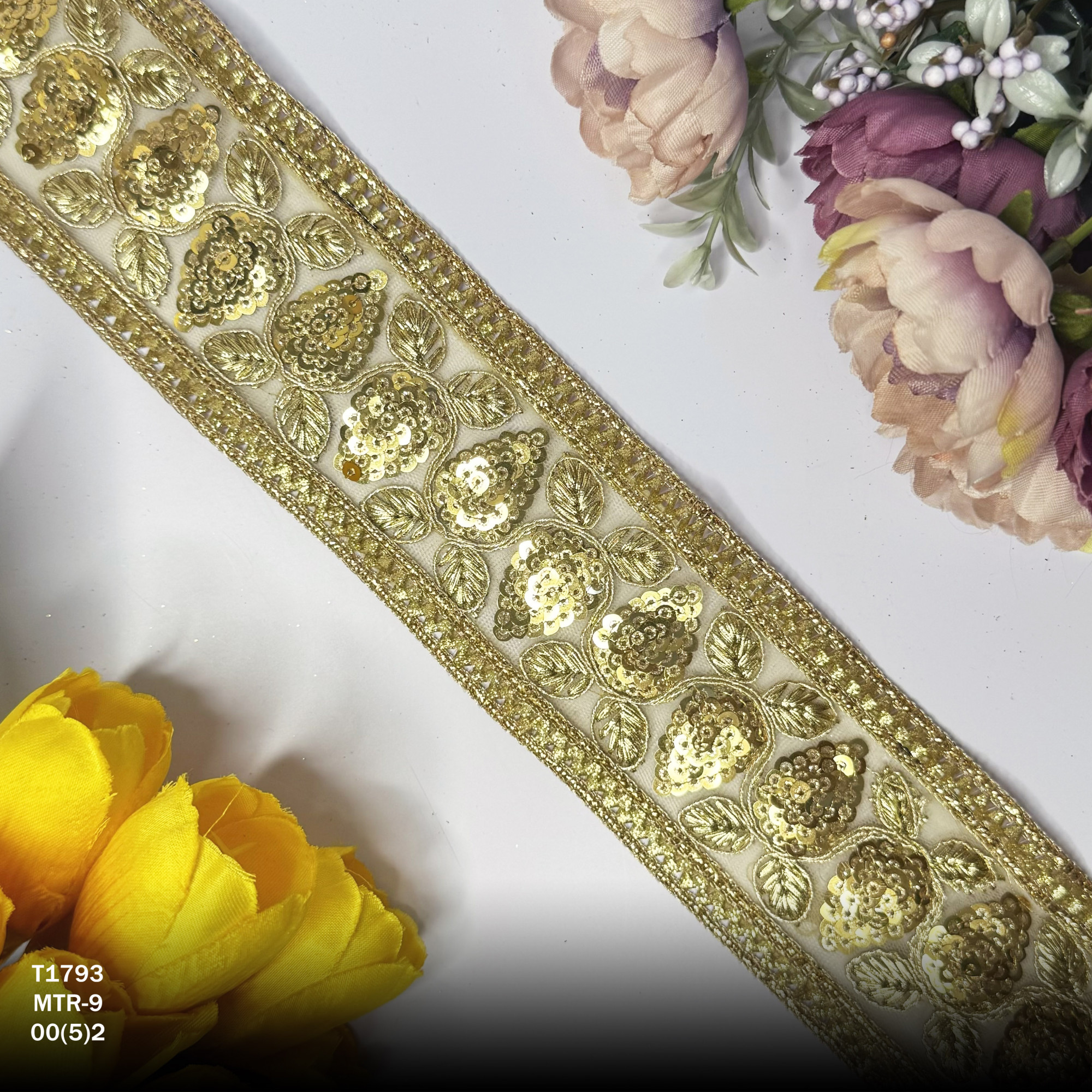 Designer Bridal Embroidery Lace for Fashion Accessories