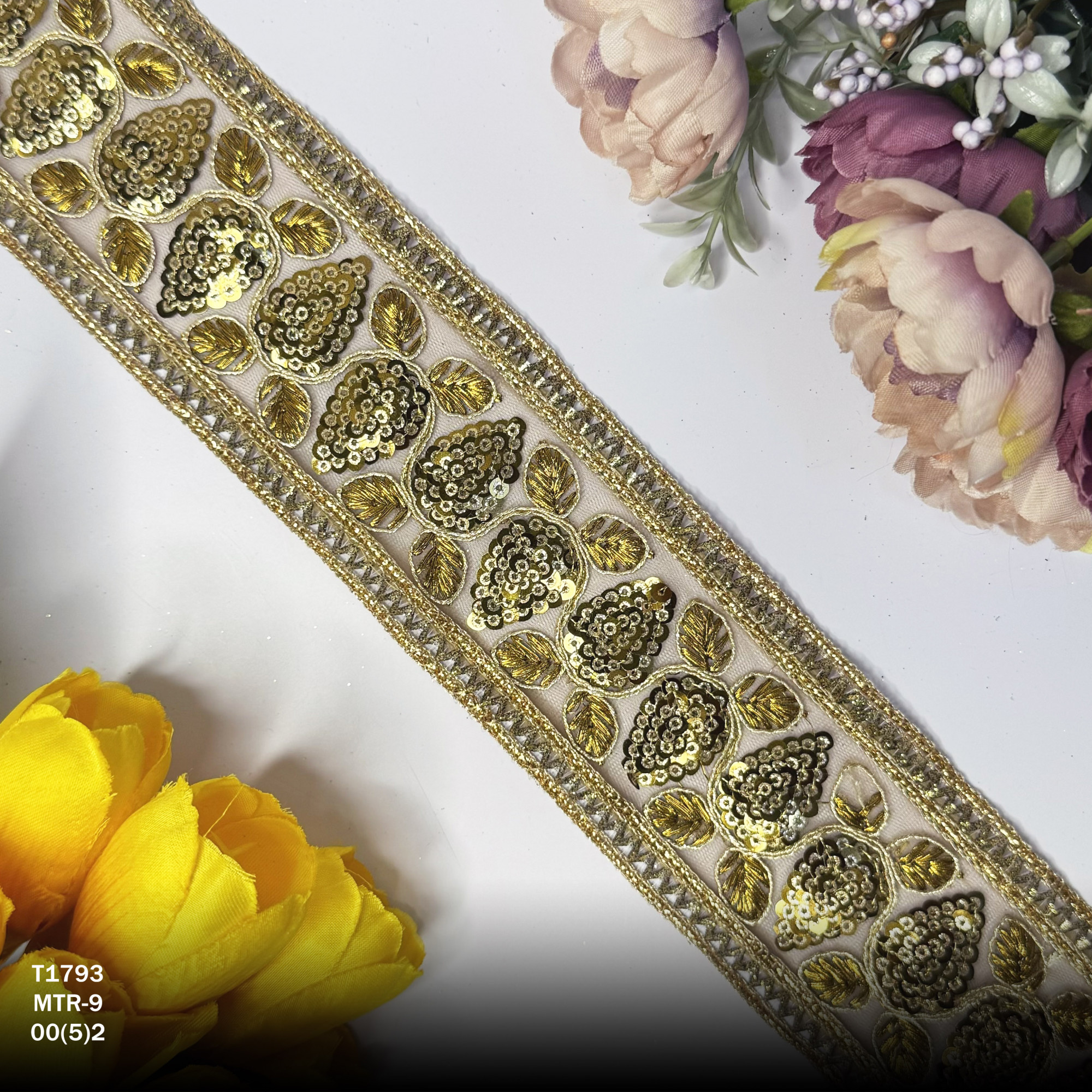 Designer Bridal Embroidery Lace for Fashion Accessories