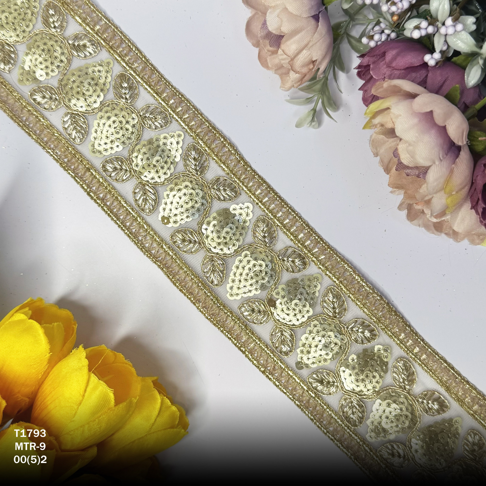 Designer Bridal Embroidery Lace for Fashion Accessories