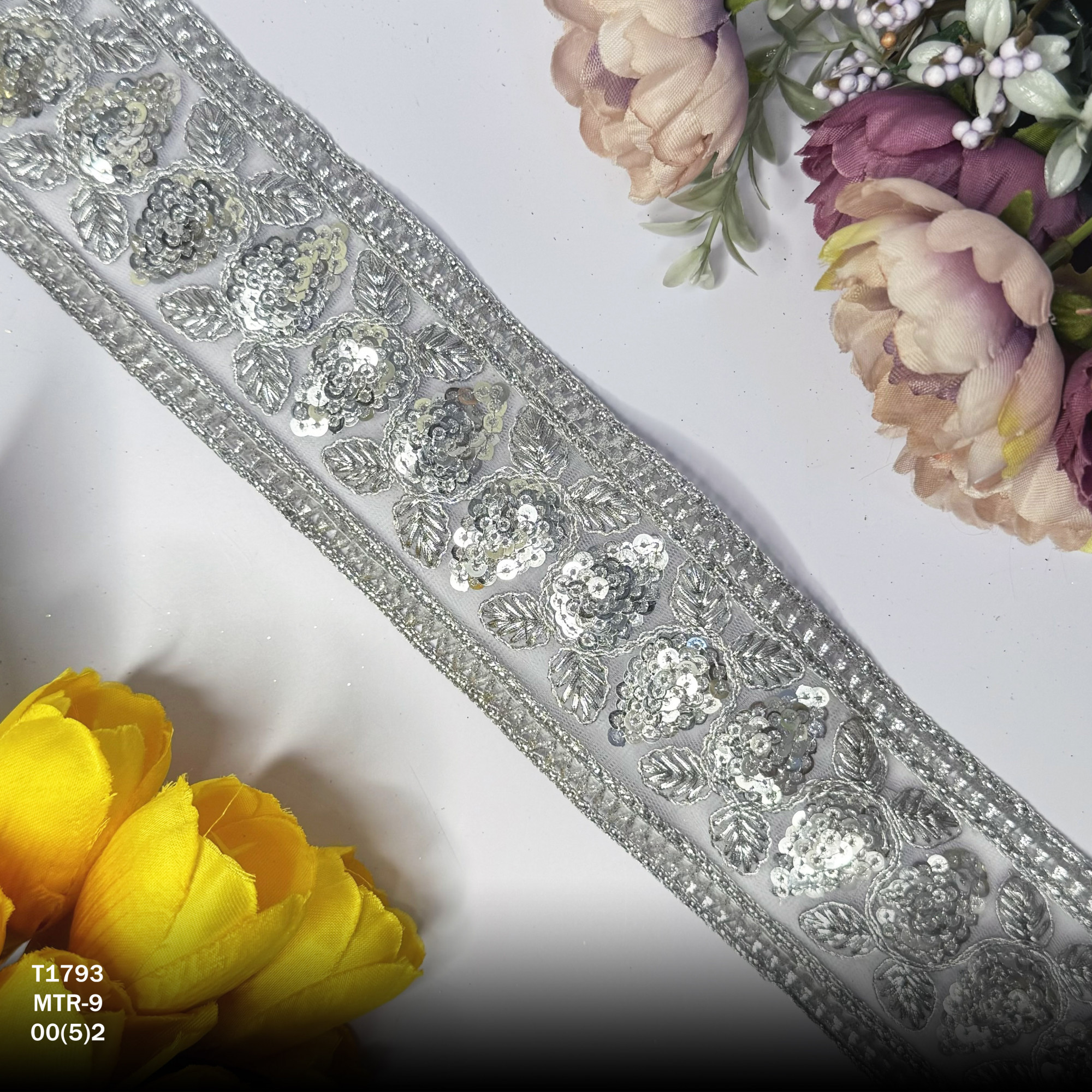 Designer Bridal Embroidery Lace for Fashion Accessories