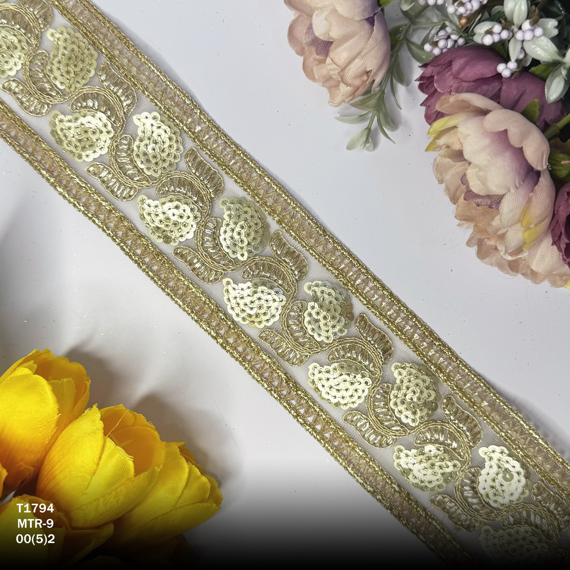 Traditional Ethnic Lace Border for Lehenga Saree