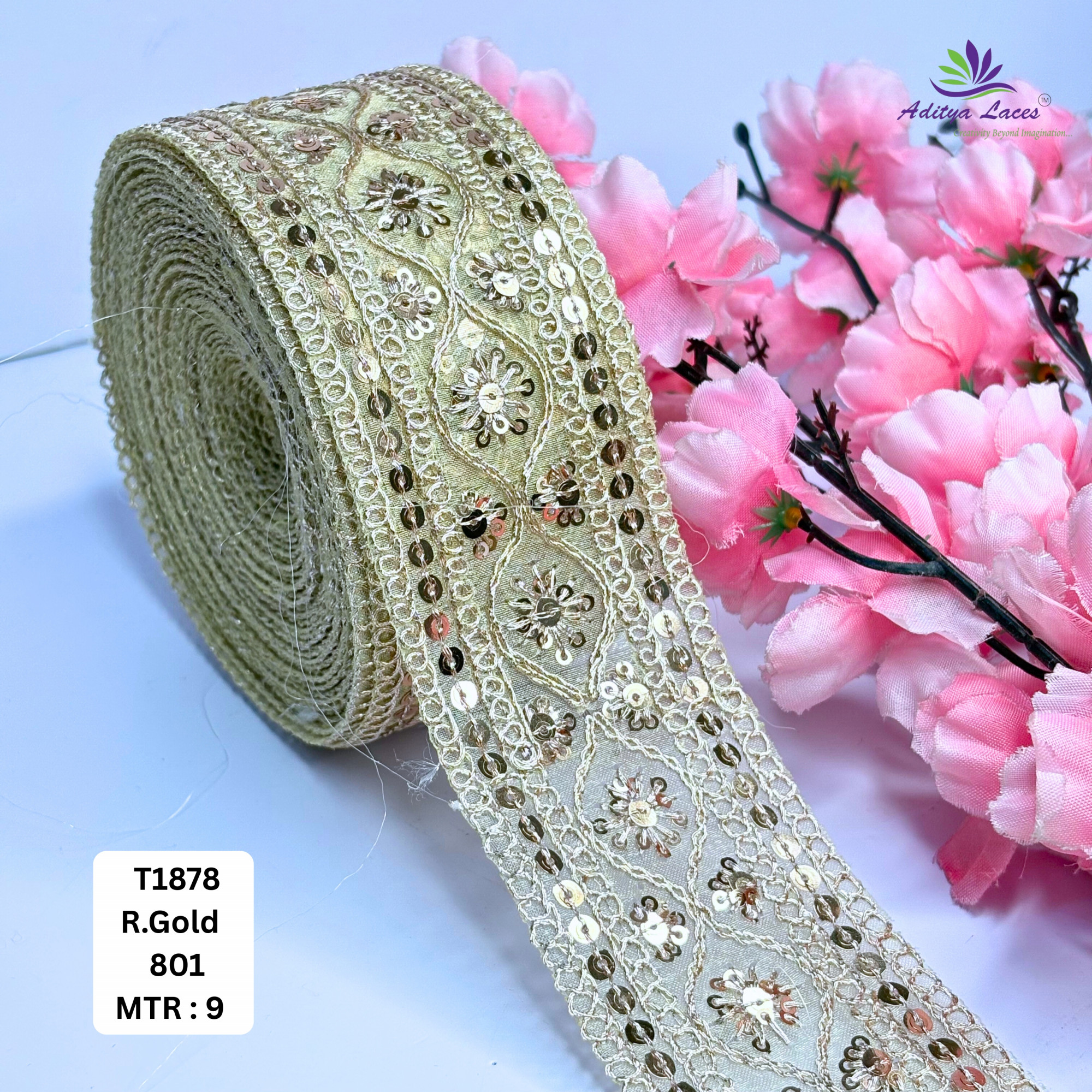 Royal Fancy Saree Lace for Garment Decoration