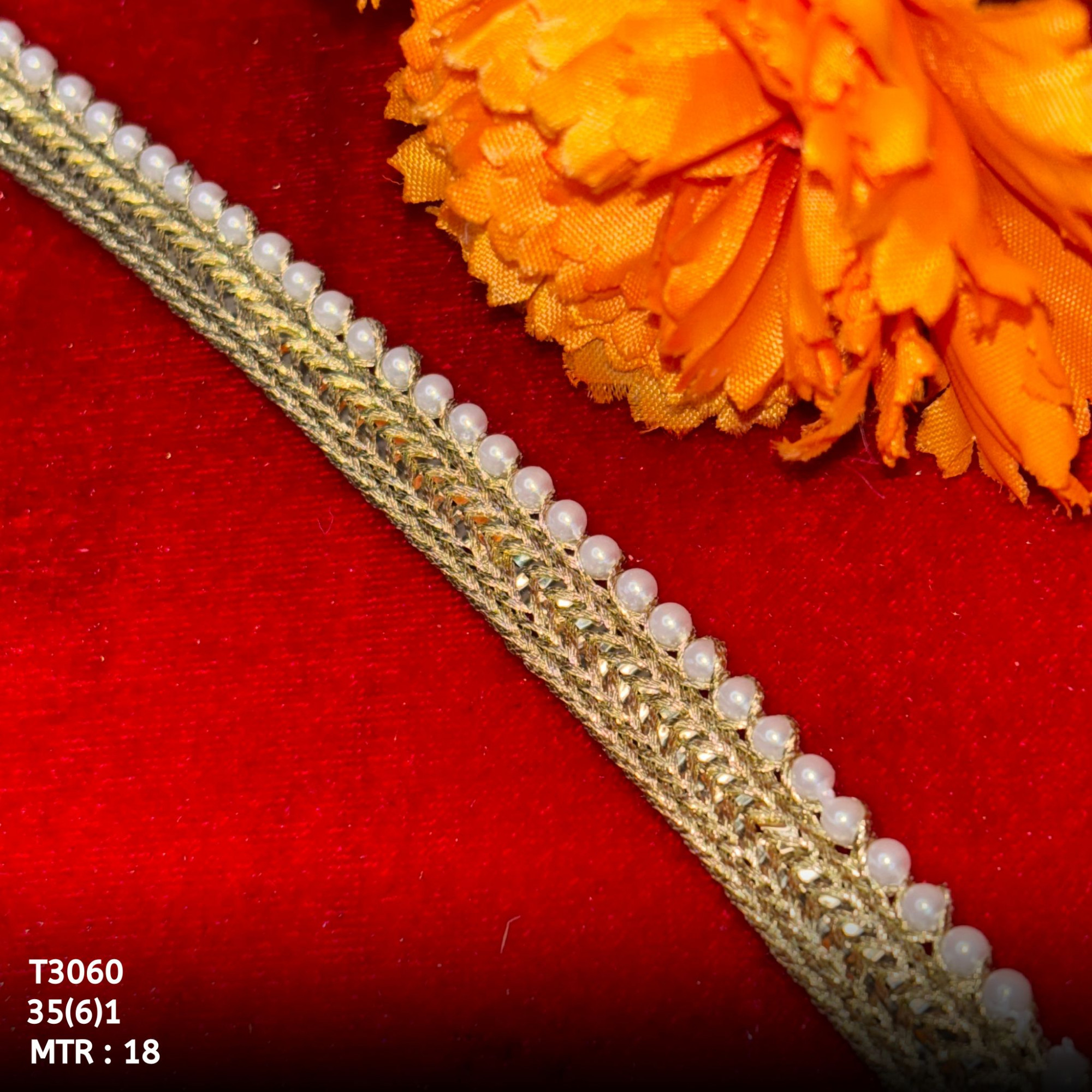Designer Readymade Lace Border with Zari Work for Saree Bridal Wear