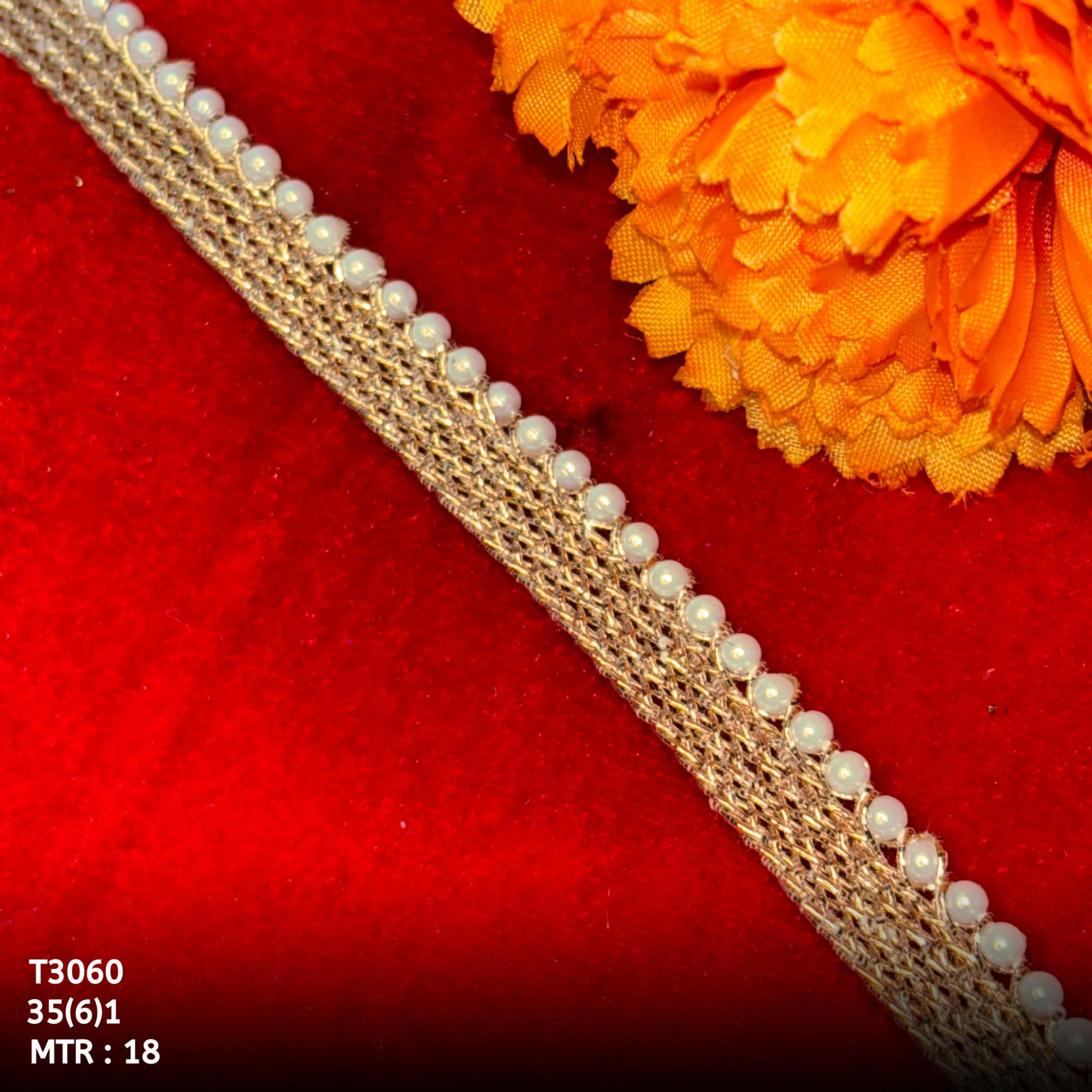 Designer Readymade Lace Border with Zari Work for Saree Bridal Wear