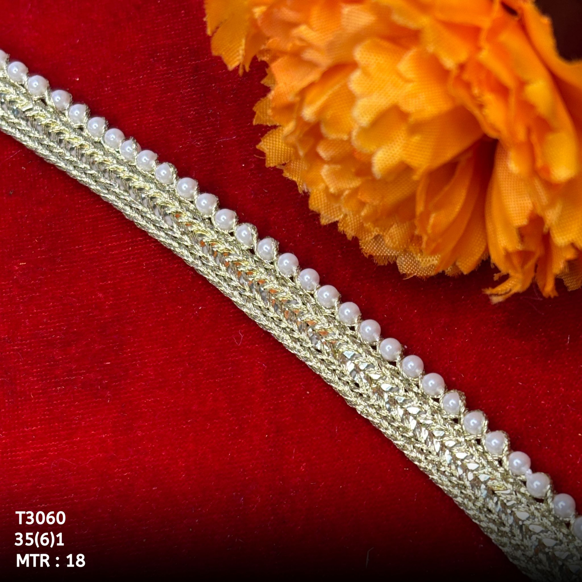 Designer Readymade Lace Border with Zari Work for Saree Bridal Wear