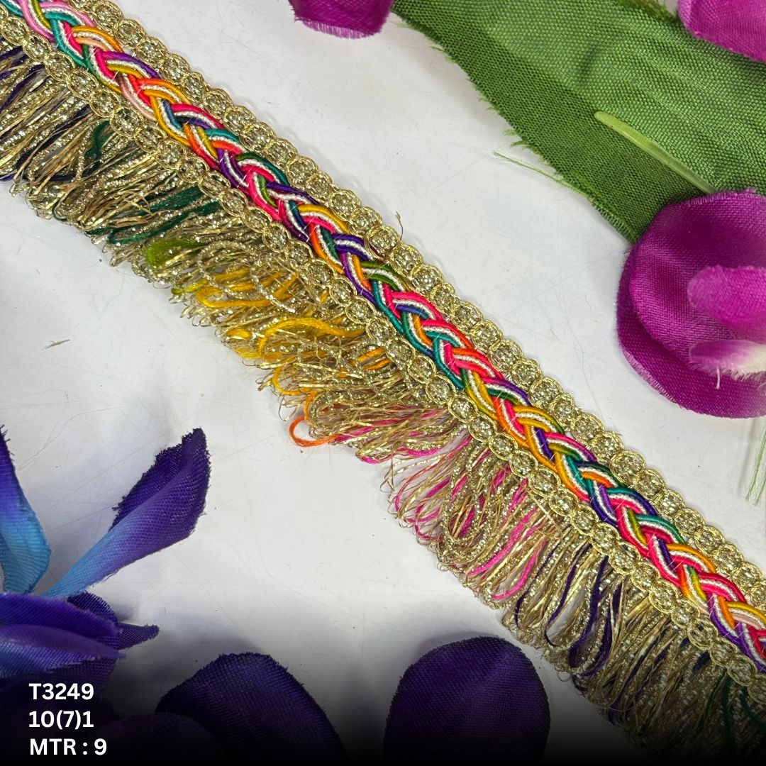 Royal Readymade Lace Border with Zari Work for Saree Bridal Wear