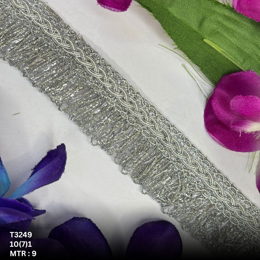 Royal Readymade Lace Border with Zari Work for Saree Bridal Wear