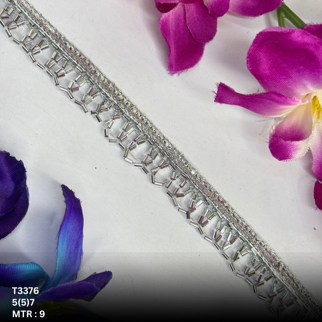 Premium Readymade Lace Border with Zari Work for Saree Bridal Wear