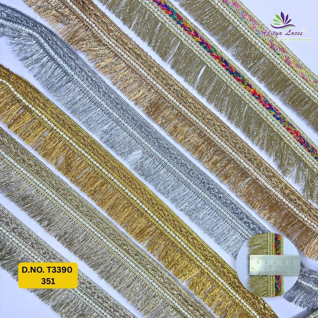 Royal Readymade Lace Border with Zari Work for Saree Bridal Wear